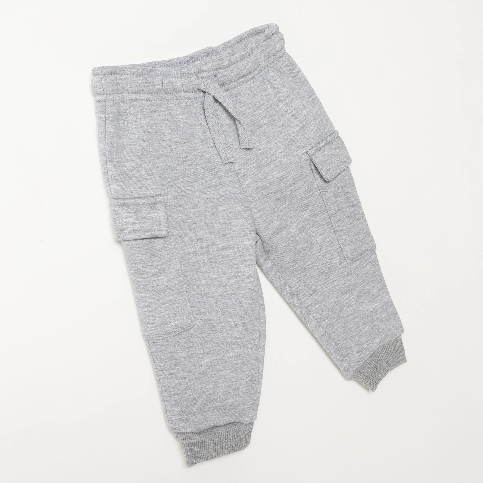 HelloBaby Basic Baby Boy Leggings - Grey Melange - Image 3