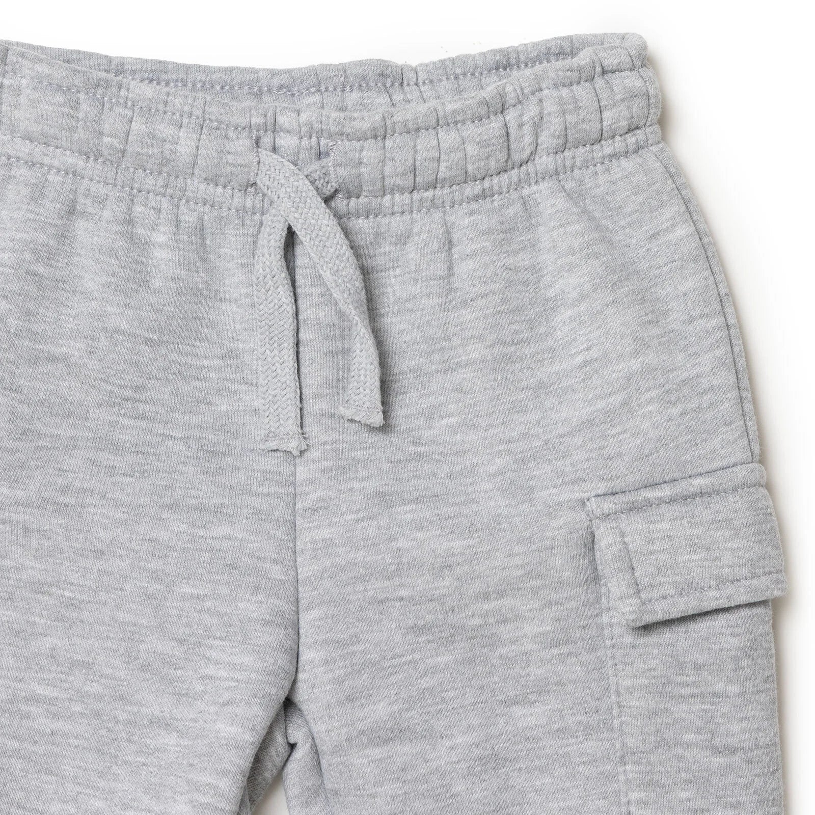 HelloBaby Basic Baby Boy Leggings - Grey Melange - Image 4