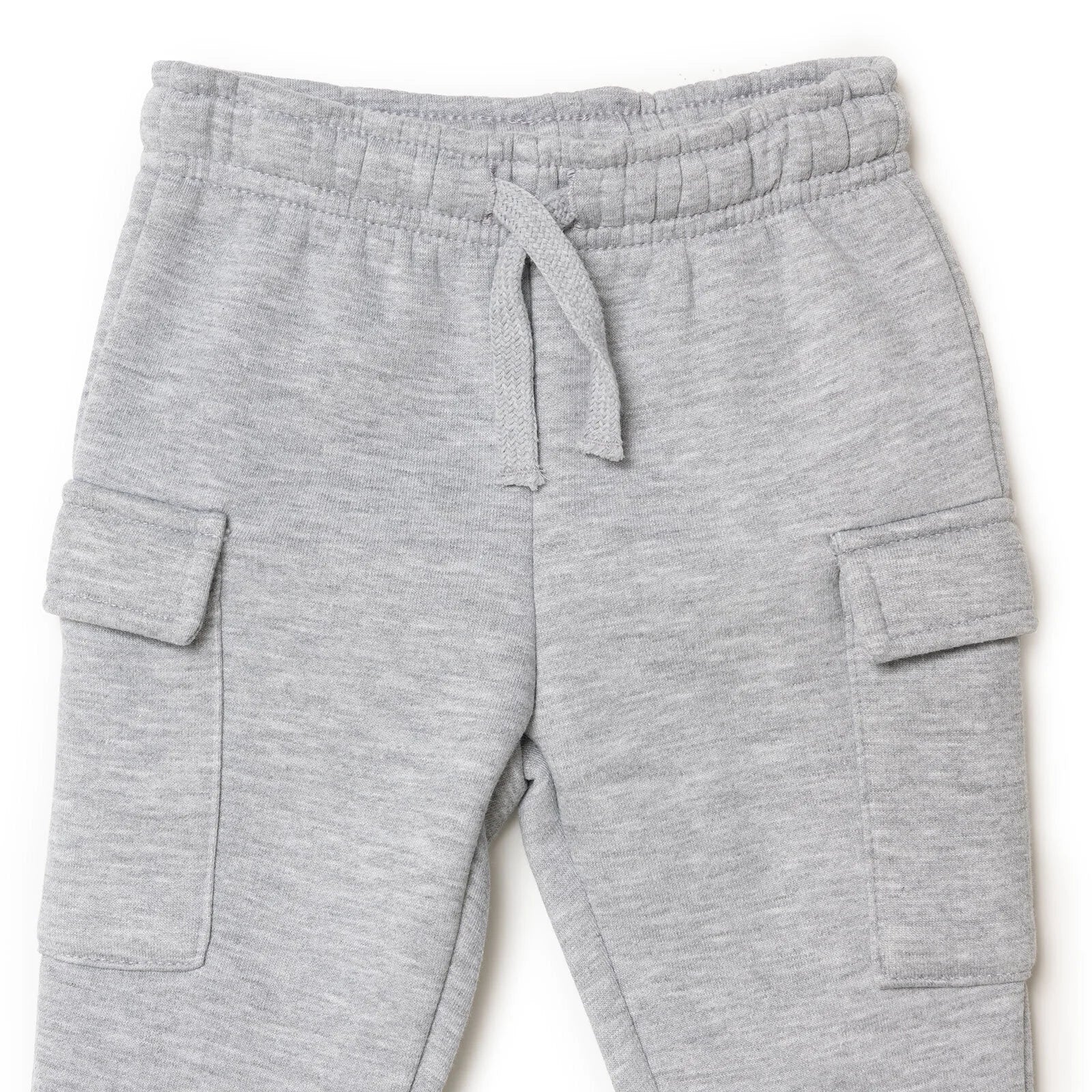 HelloBaby Basic Baby Boy Leggings - Grey Melange - Image 5