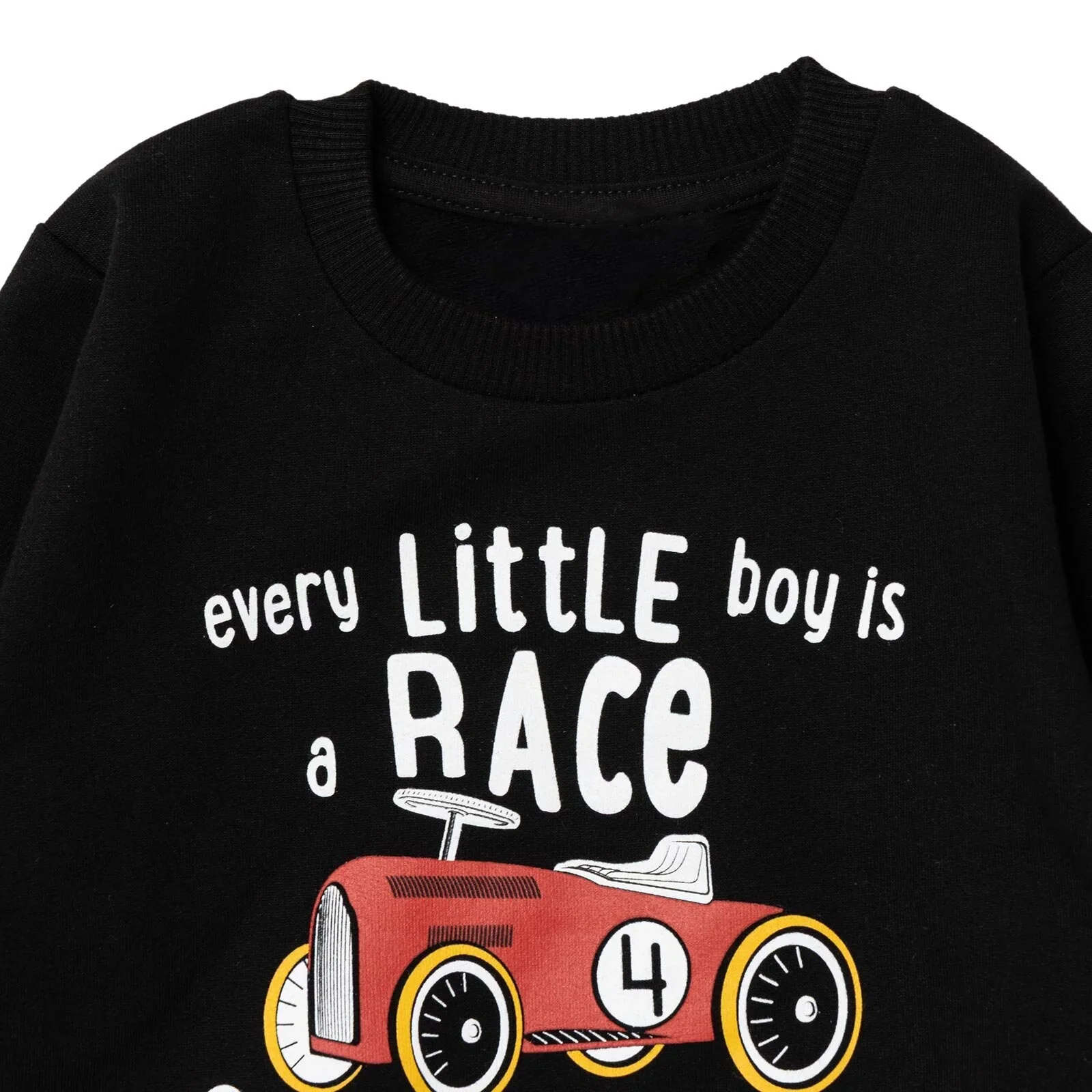 HelloBaby Basic Baby Boy Sweatshirt - Black - Image 3