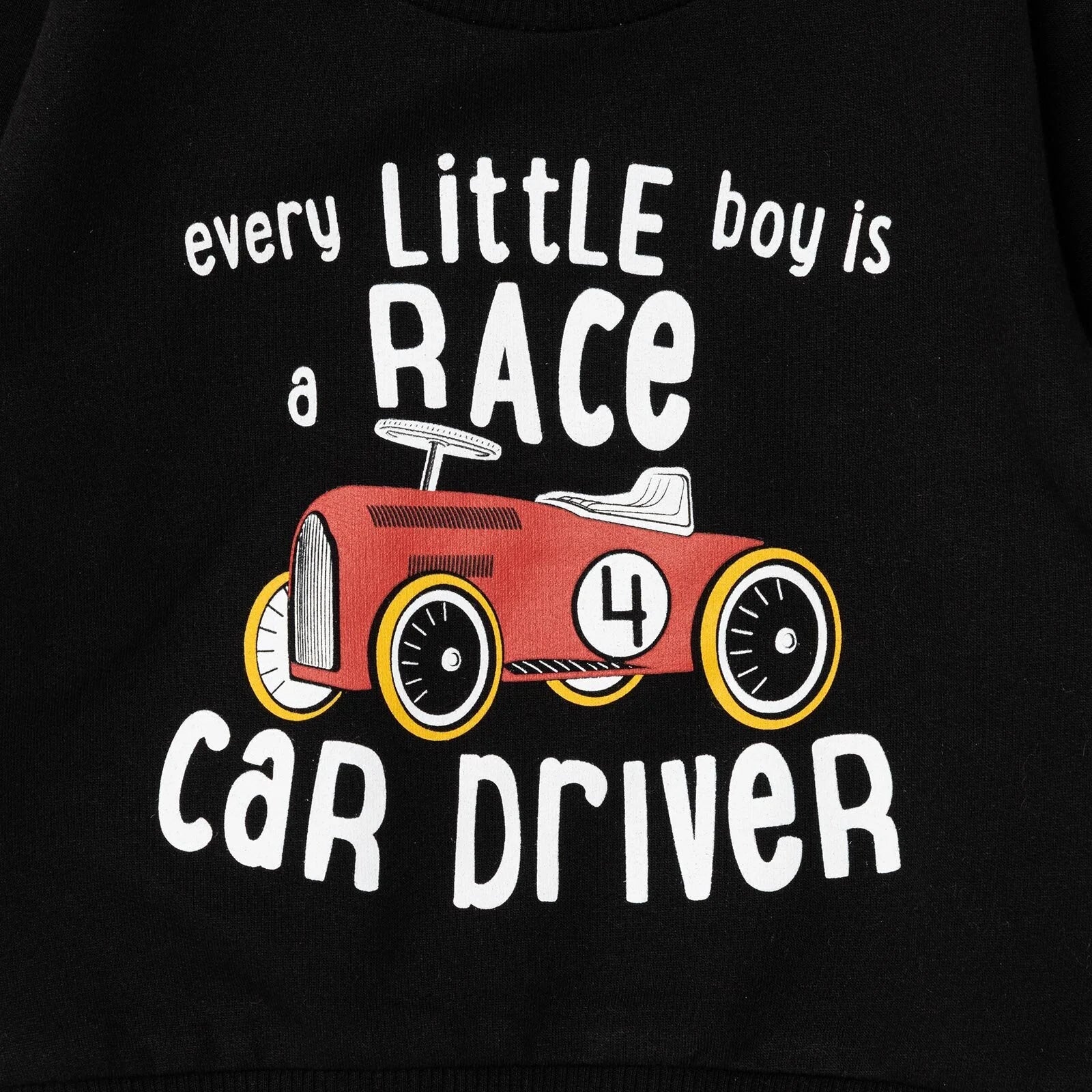 HelloBaby Basic Baby Boy Sweatshirt - Black - Image 4