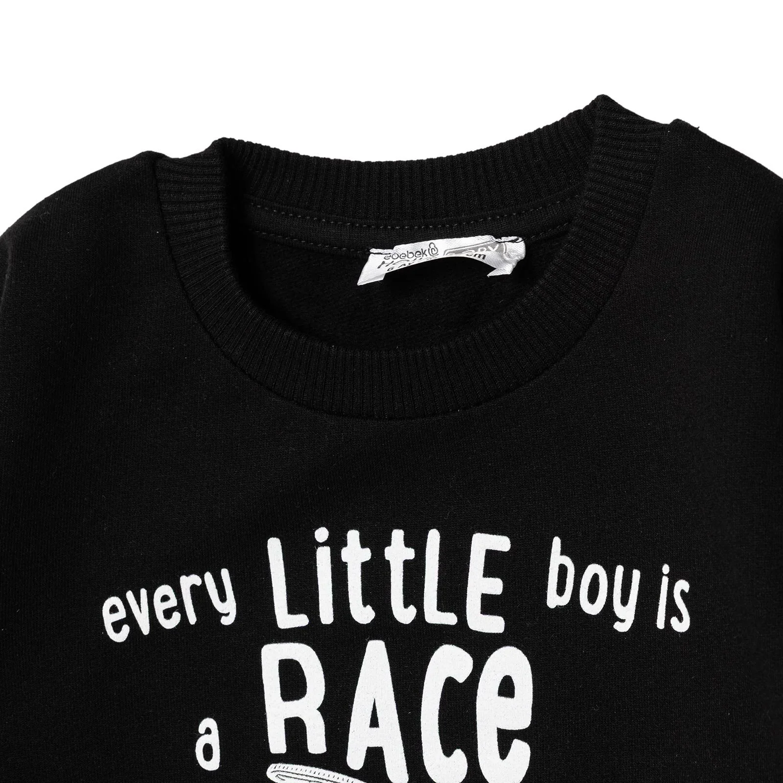HelloBaby Basic Baby Boy Sweatshirt - Black - Image 6