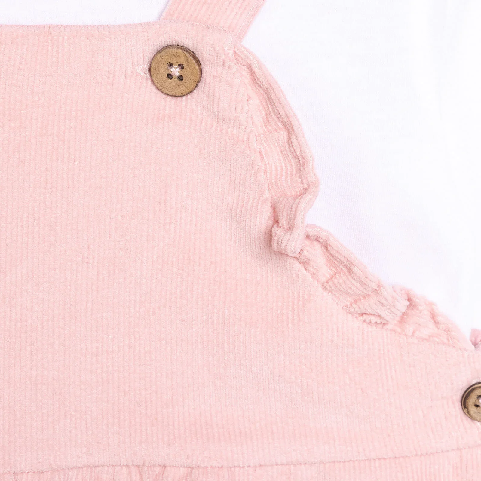 HelloBaby Basic Baby Girl Dungaree - Powder - Image 5