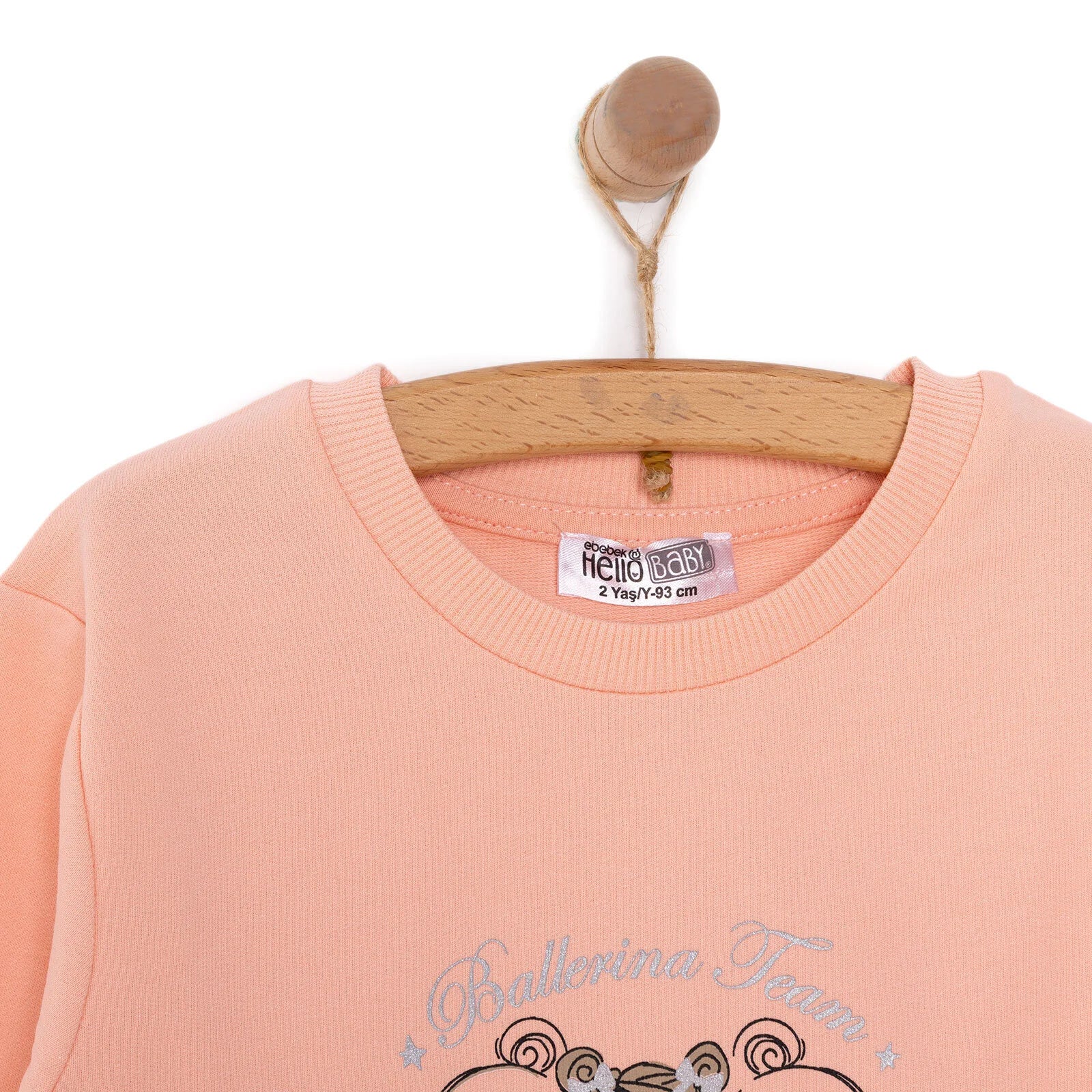 HelloBaby Basic Baby Girl Sweatshirt - Pink - Image 3