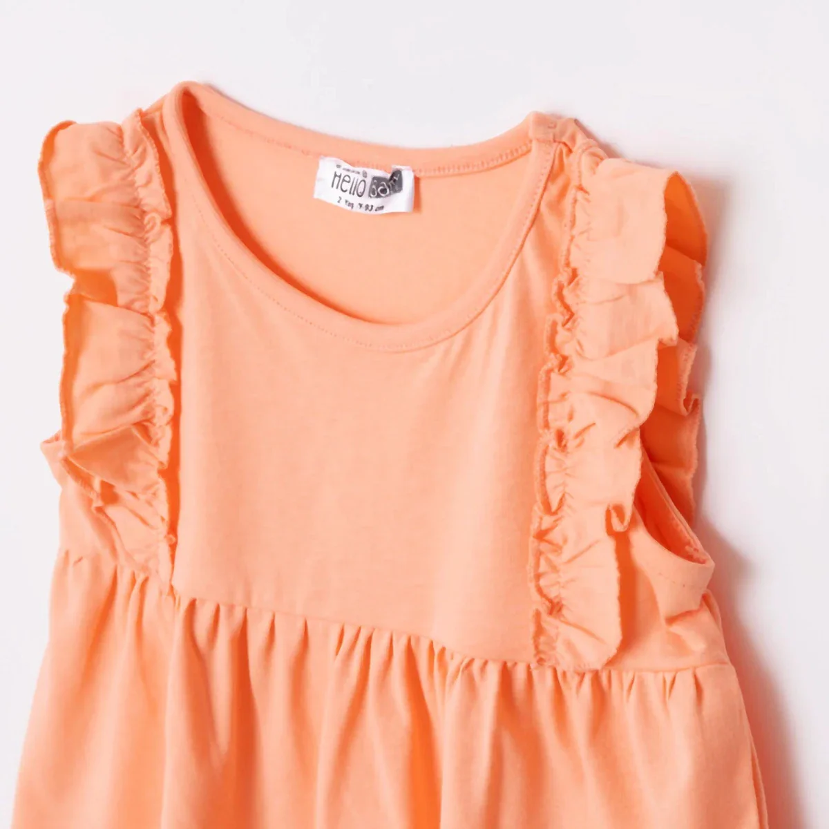 HelloBaby Basic Blouse-Shorts - Salmon - Image 3