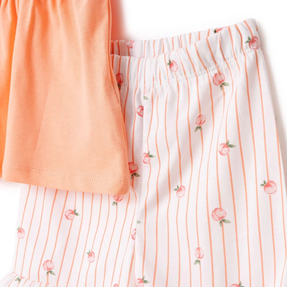 HelloBaby Basic Blouse-Shorts - Salmon - Image 4