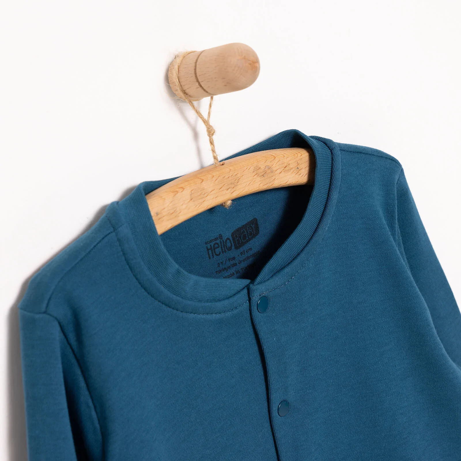 HelloBaby Basic Boy Cardigan - Dark Blue - Image 3