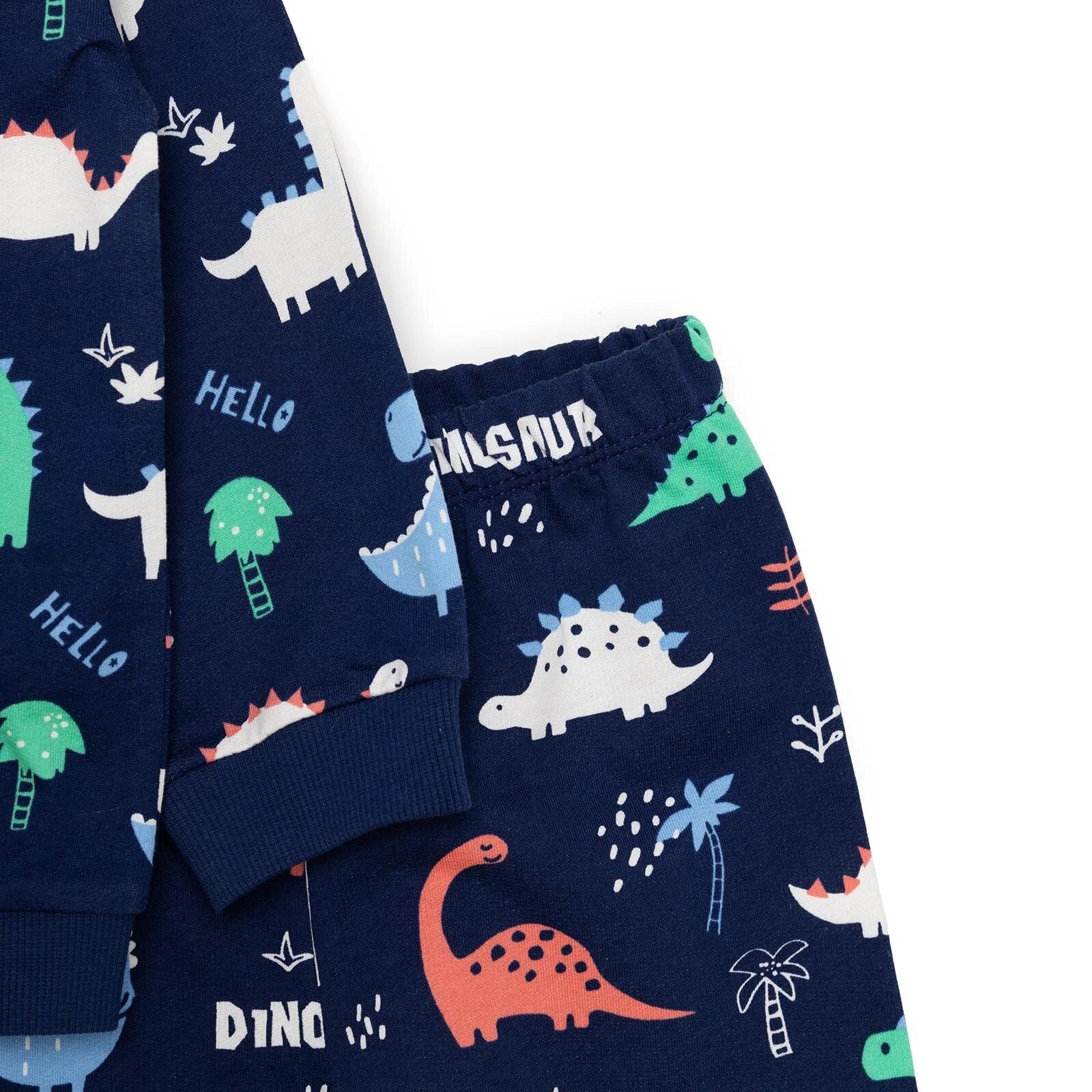 HelloBaby Basic Boy Dinosaur Patterned Jumpsuit - Printed - Image 6