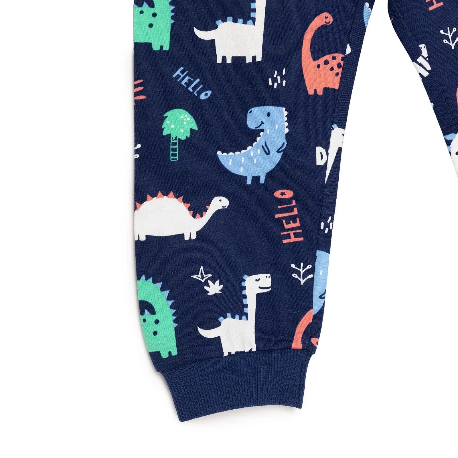 HelloBaby Basic Boy Dinosaur Patterned Jumpsuit - Printed - Image 7