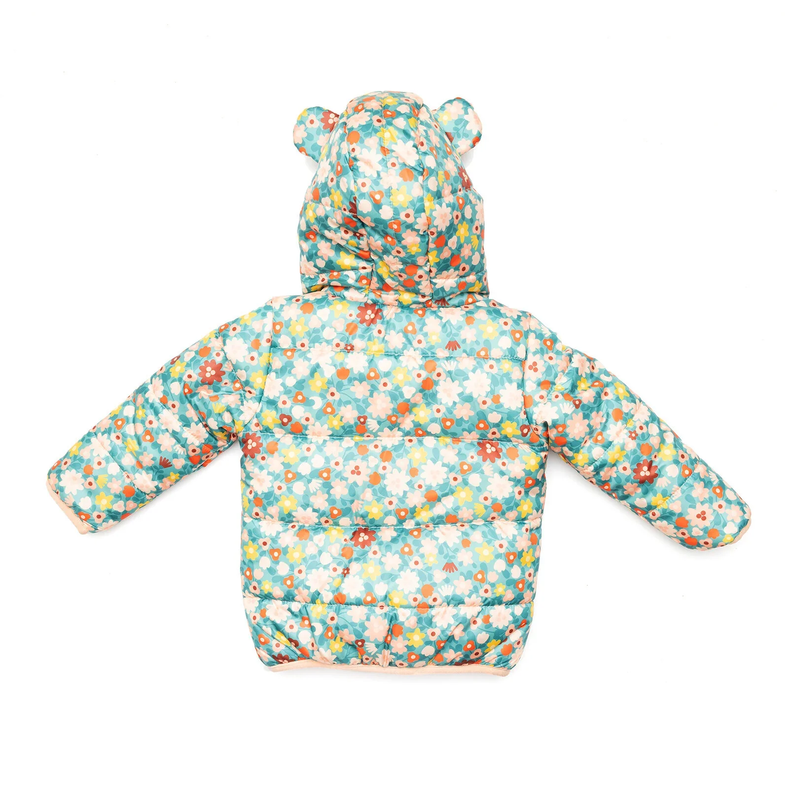 HelloBaby Basic Flower Printed Eared Coa - Printed - Image 3