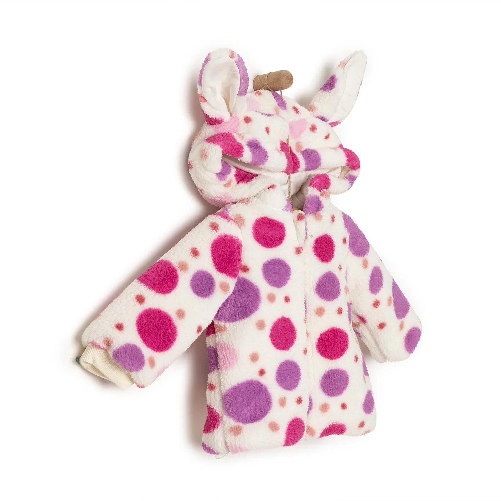 HelloBaby Basic Girl 3D Ears Welsoft Jacket - Rose - Image 2