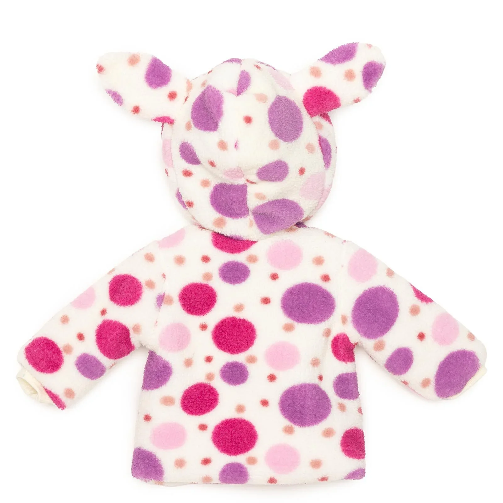 HelloBaby Basic Girl 3D Ears Welsoft Jacket - Rose - Image 3