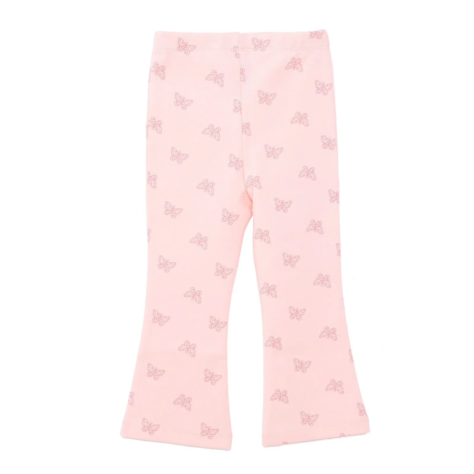 HelloBaby Basic Girl Butterfly Patterns Leggings - Light Pink - Image 2