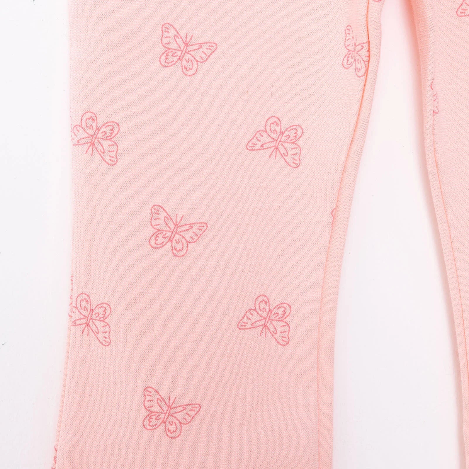 HelloBaby Basic Girl Butterfly Patterns Leggings - Light Pink - Image 7