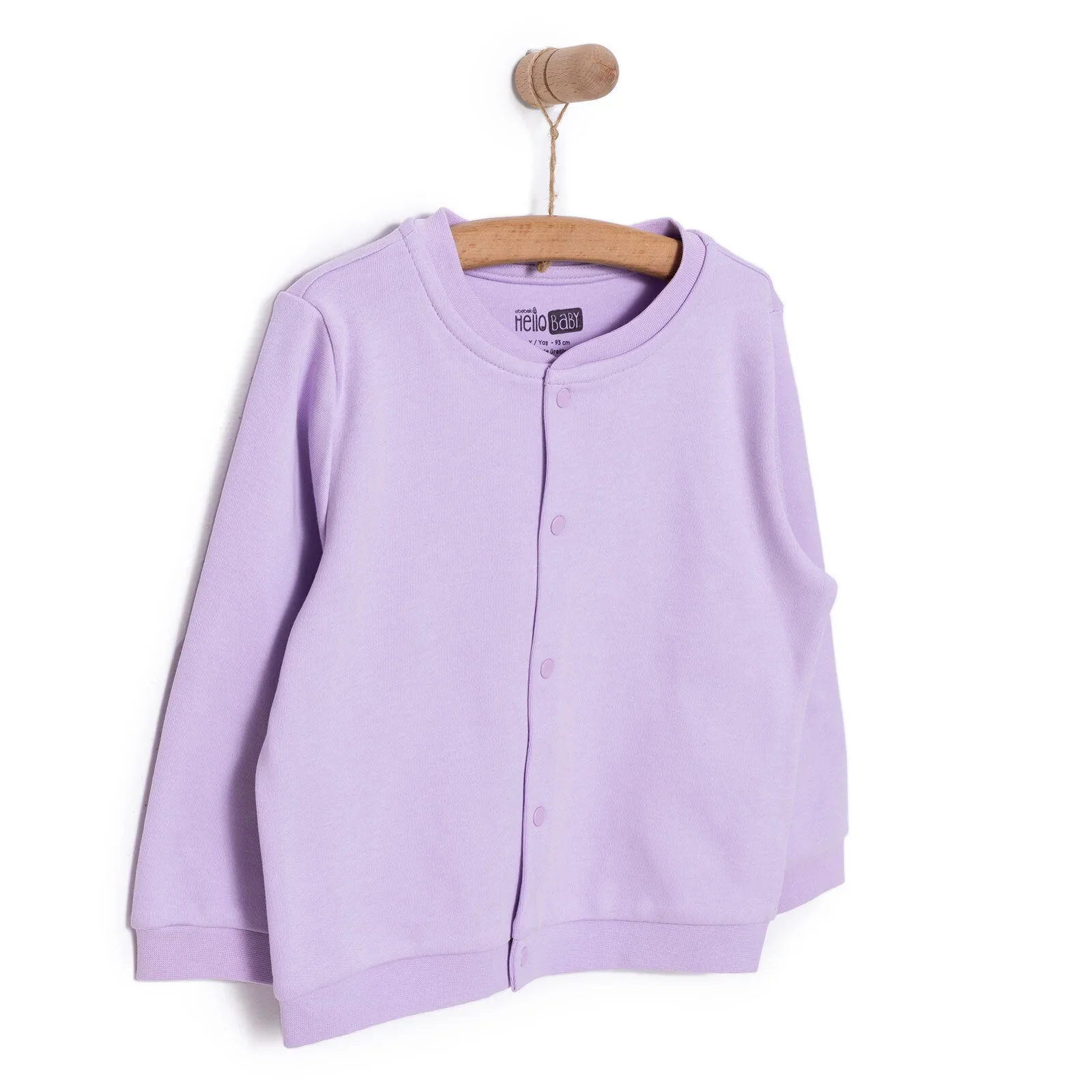 HelloBaby Basic Girl Cardigan - Purple - Image 6