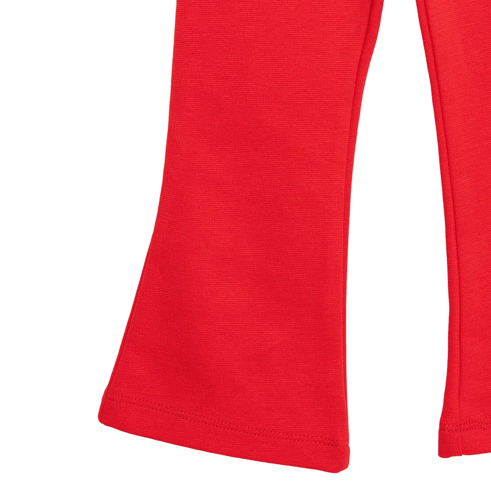 HelloBaby Basic Girl Flare Leggings - Red - Image 6