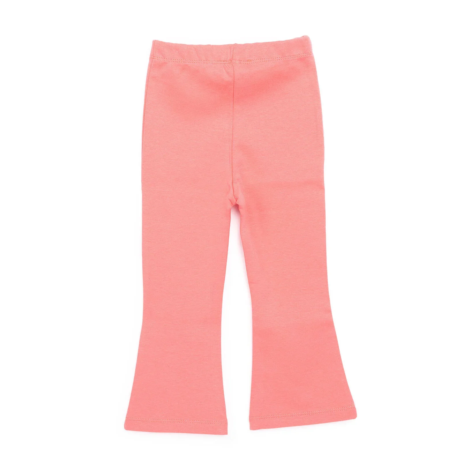 HelloBaby Basic Girl Flare Leggings - Pink - Image 2
