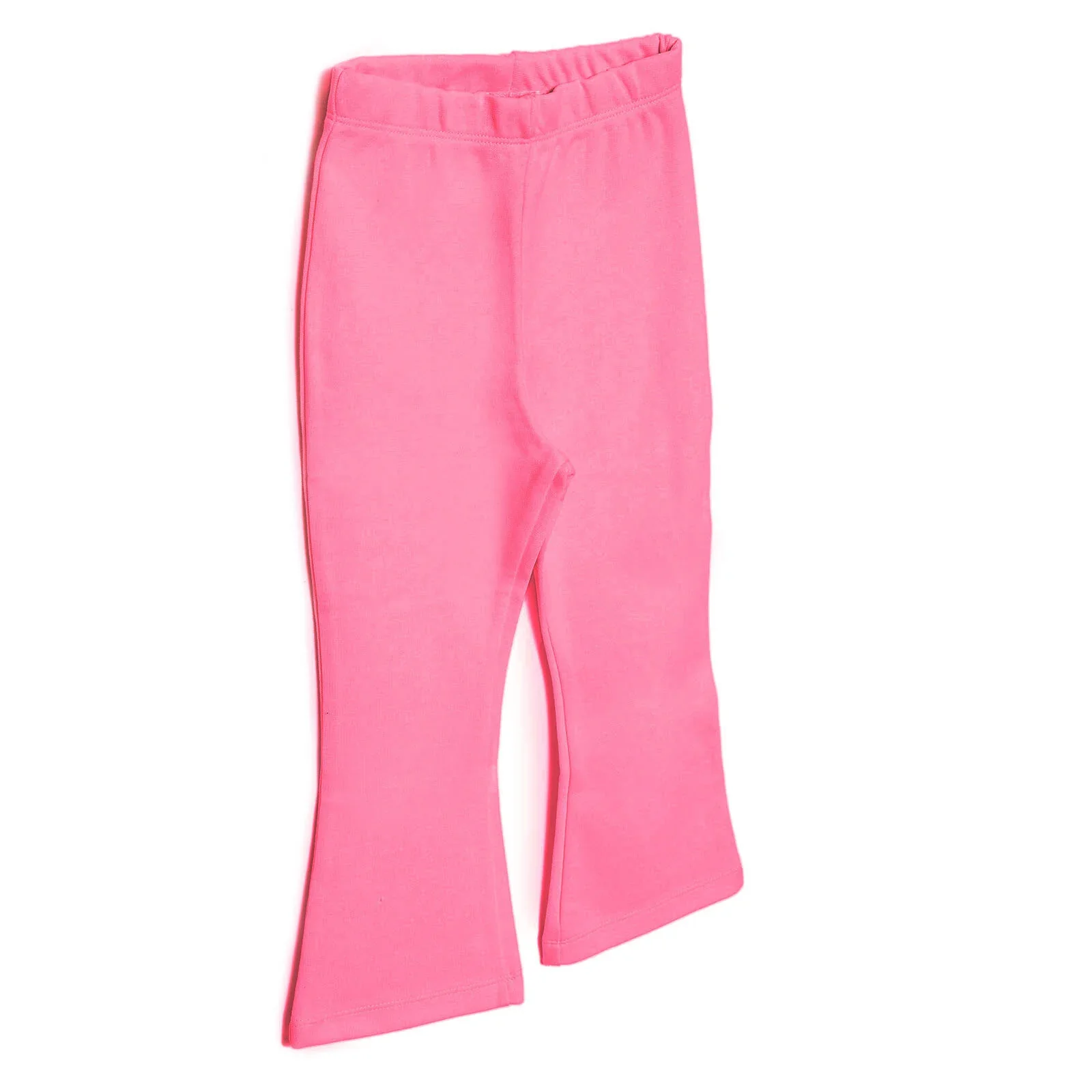 HelloBaby Basic Girl Flare Leggings - Light Pink - Image 3