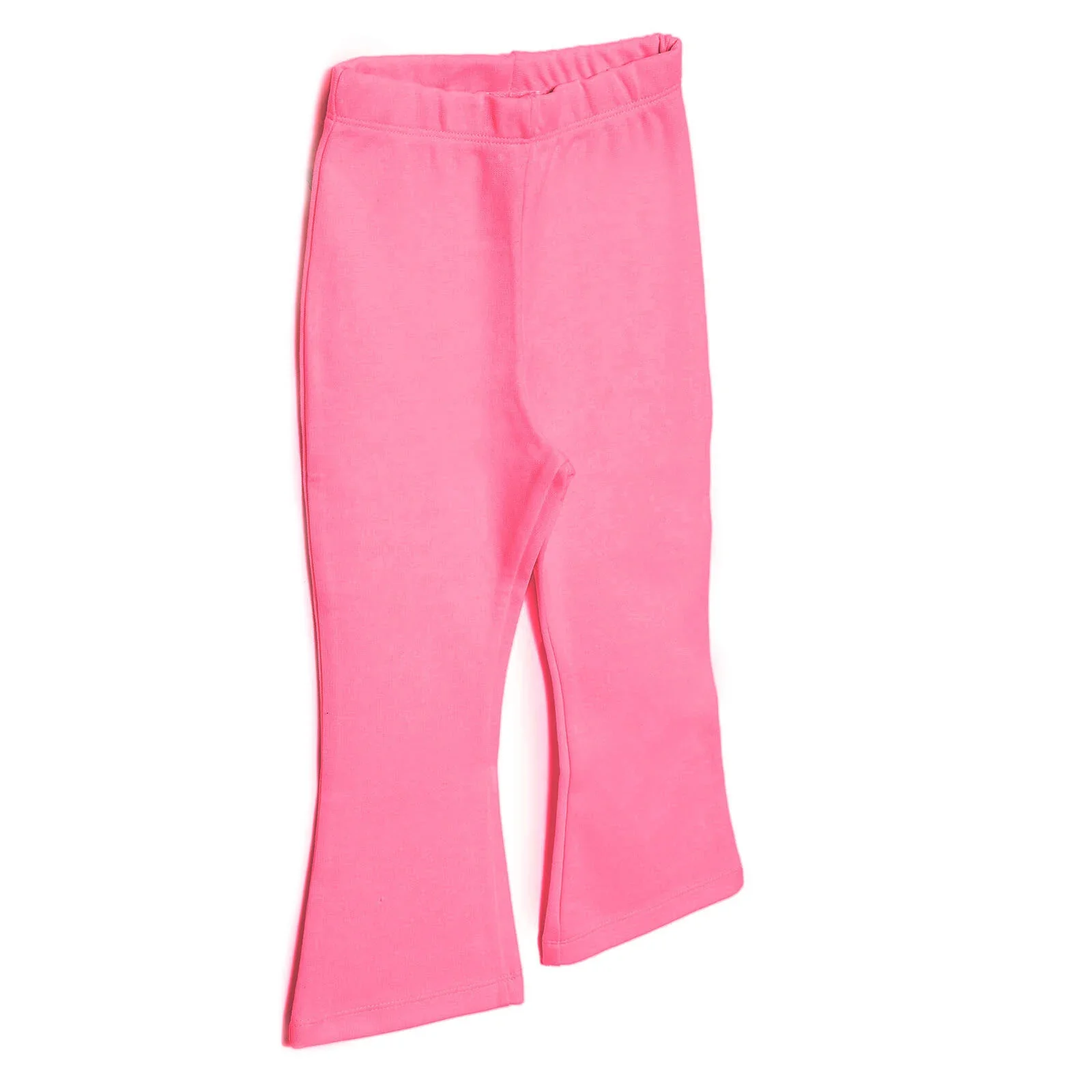 HelloBaby Basic Girl Flare Leggings - Light Pink - Image 5