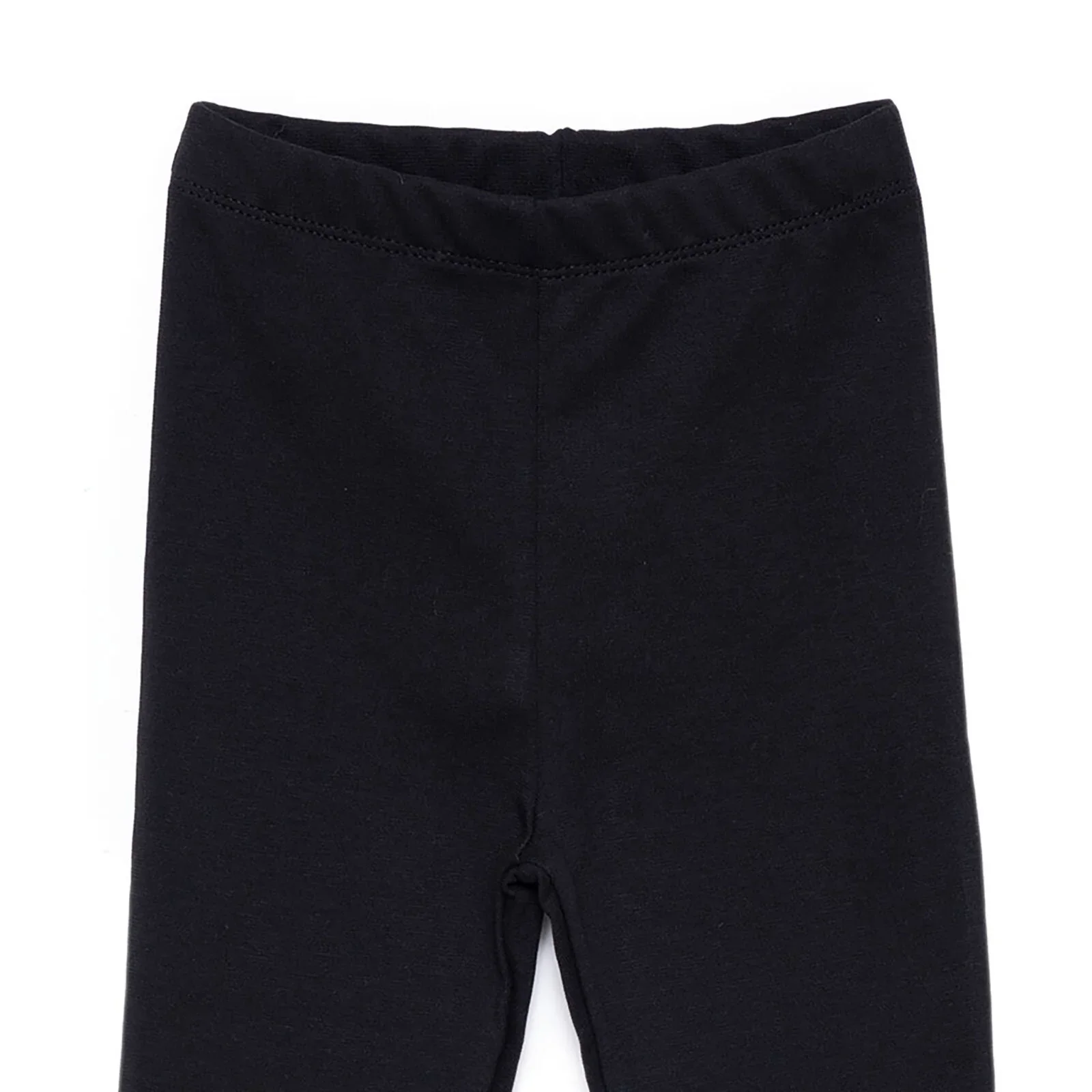HelloBaby Basic Girl Flare Leggings - Black - Image 7