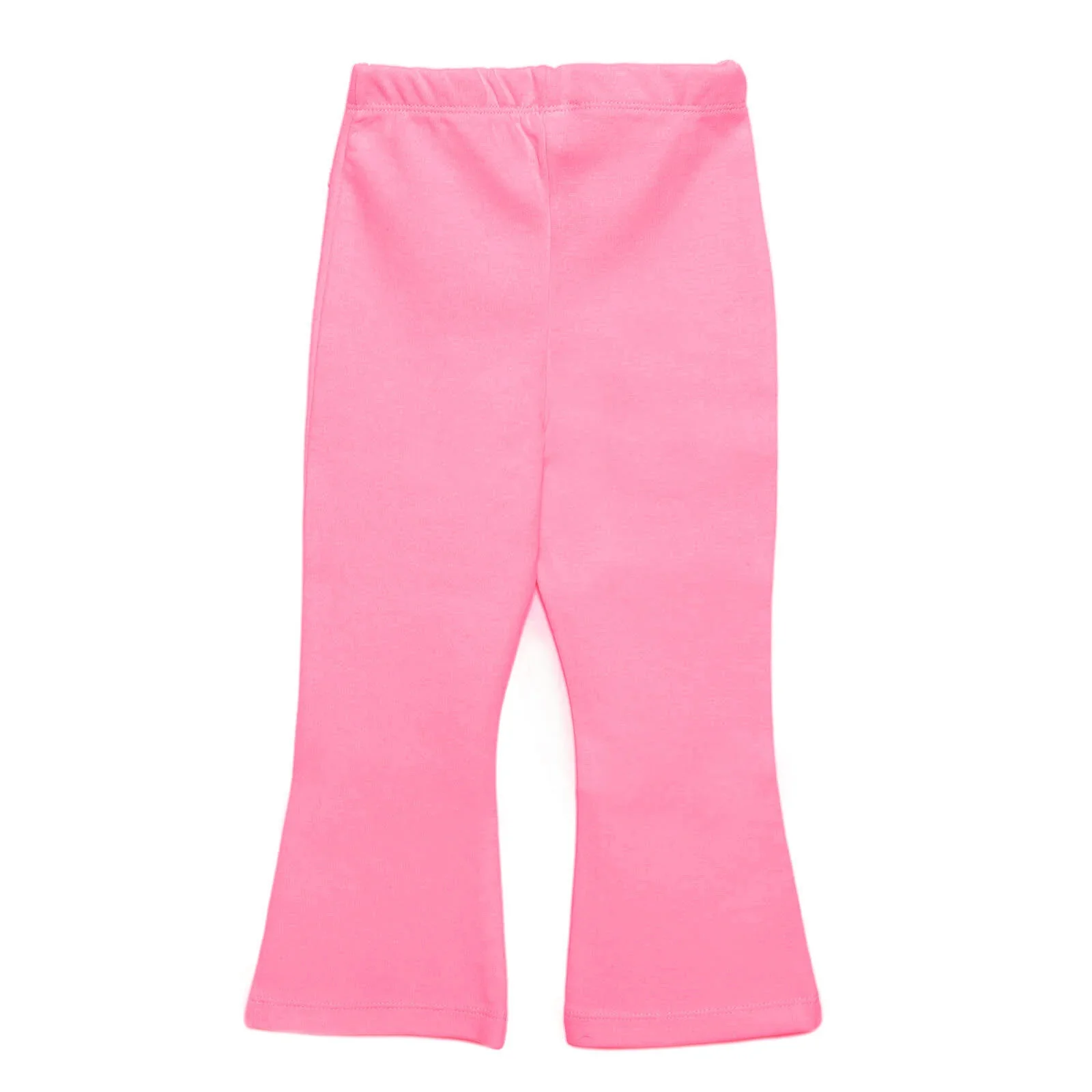 HelloBaby Basic Girl Flare Leggings - Light Pink - Image 6