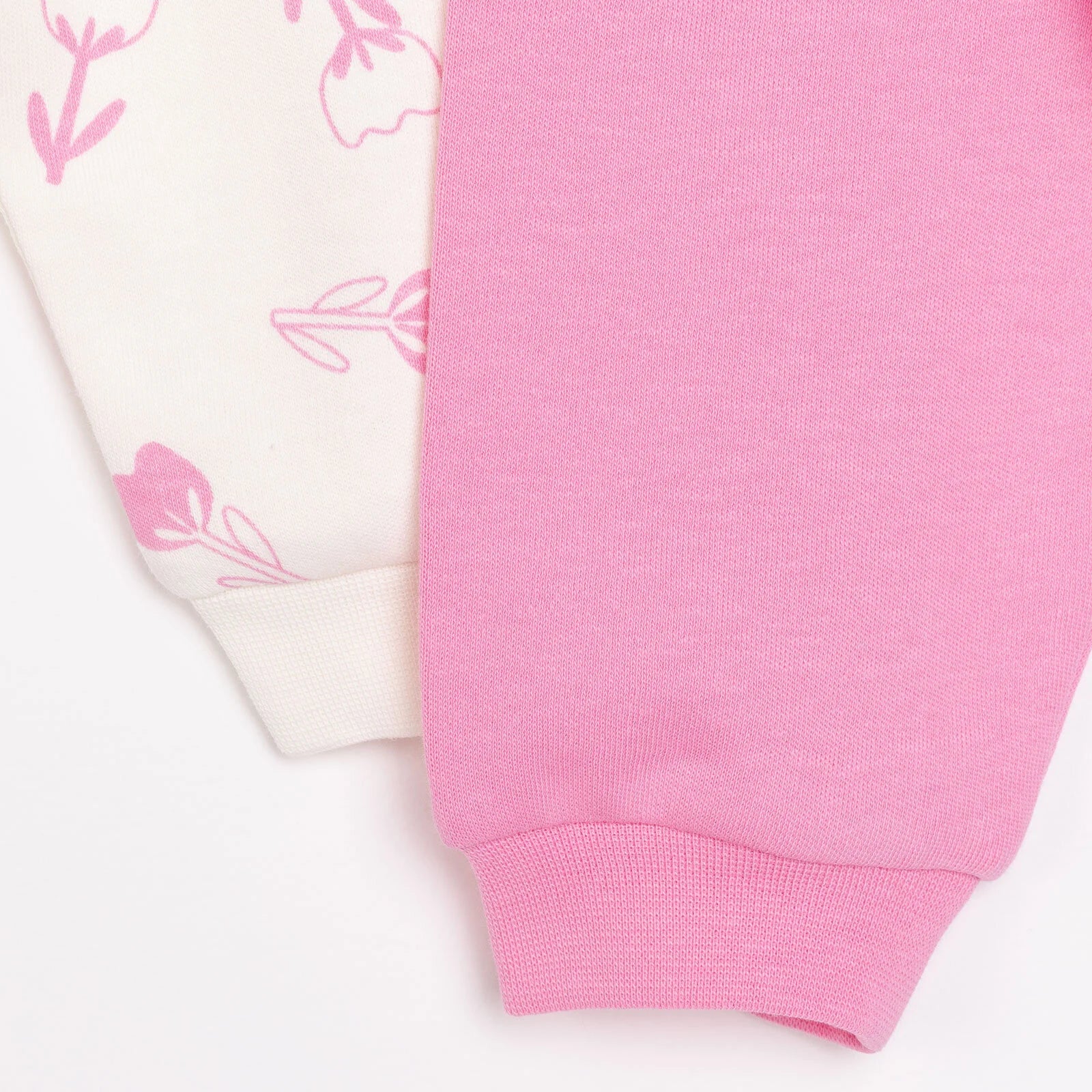HelloBaby Basic Girl Joggers 2 pcs - Fuchsia - Image 4