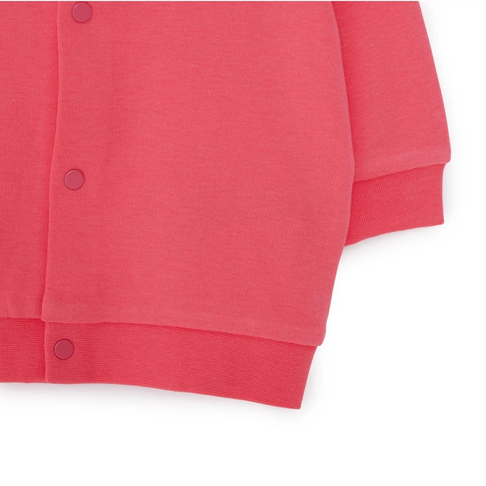 HelloBaby Basic Rib Cardigan - Dark Pink - Image 6