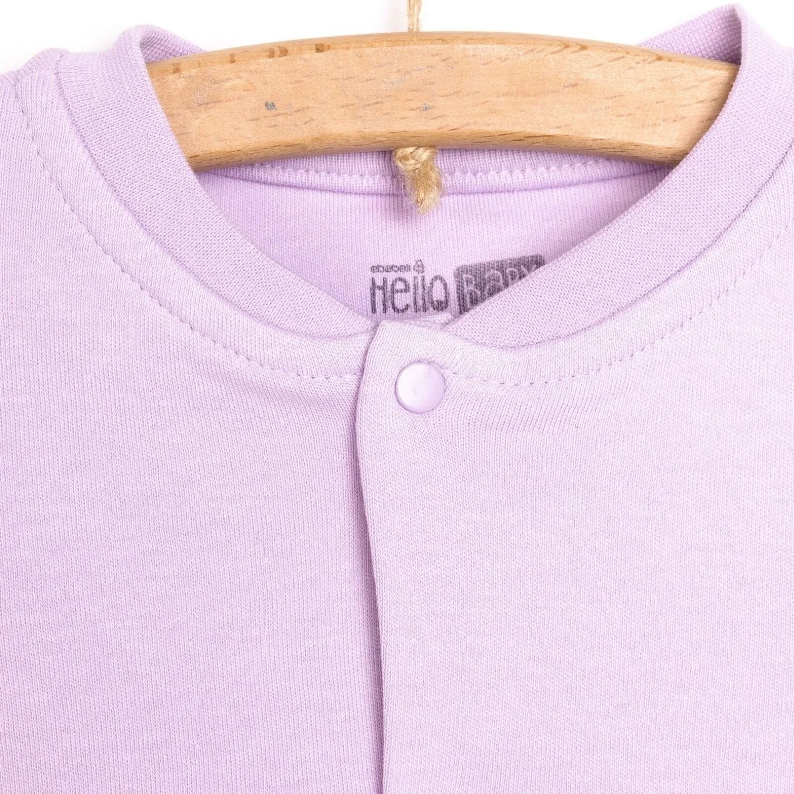 HelloBaby Basic Rib Cardigan - Purple - Image 3