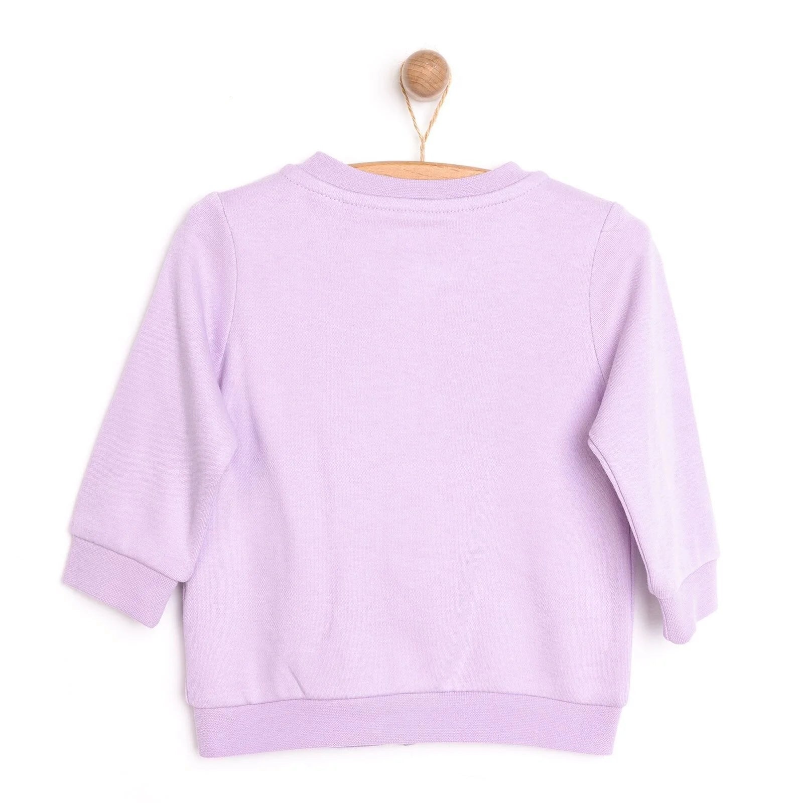 HelloBaby Basic Rib Cardigan - Purple - Image 7