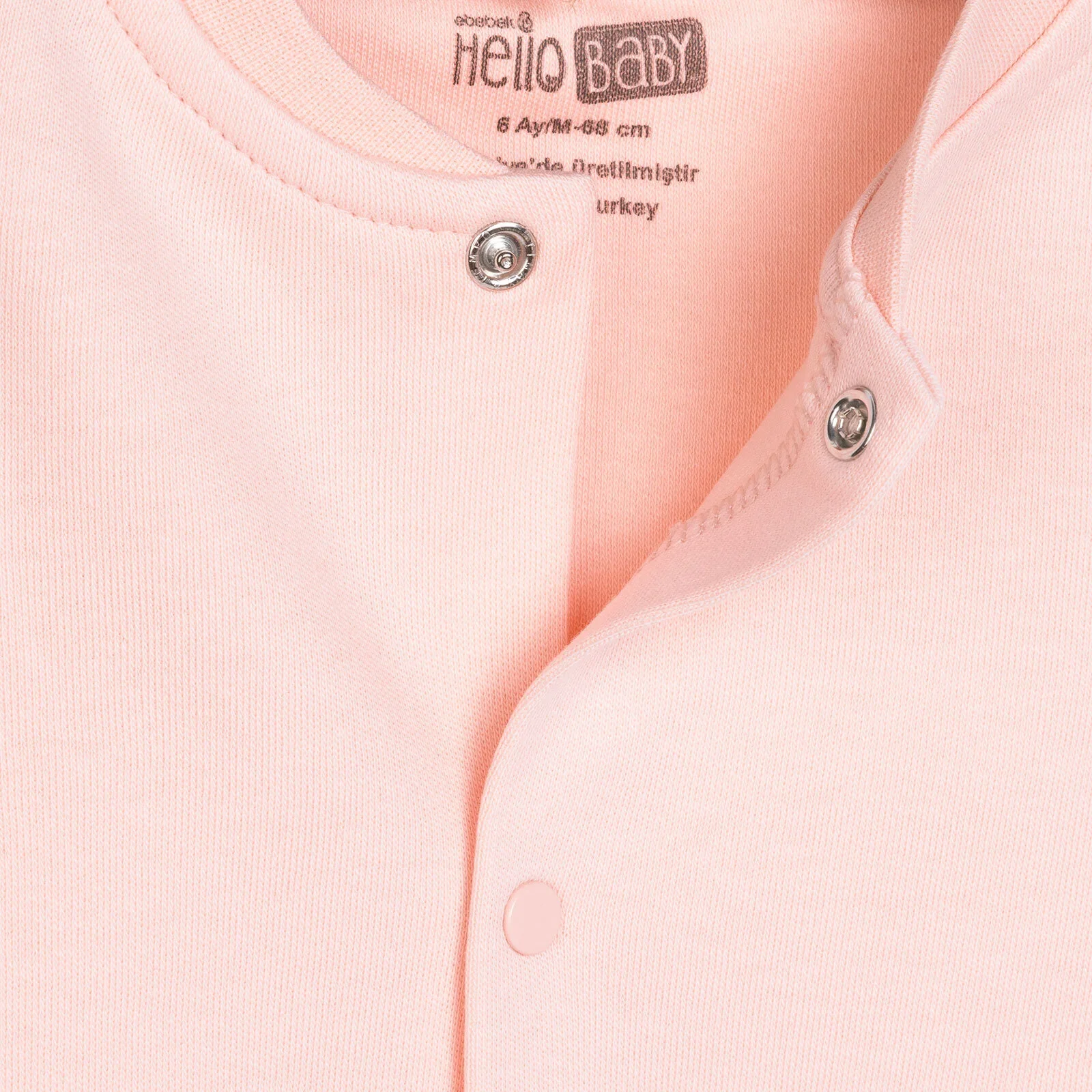 HelloBaby Basic Rib Cardigan - Light Pink - Image 5