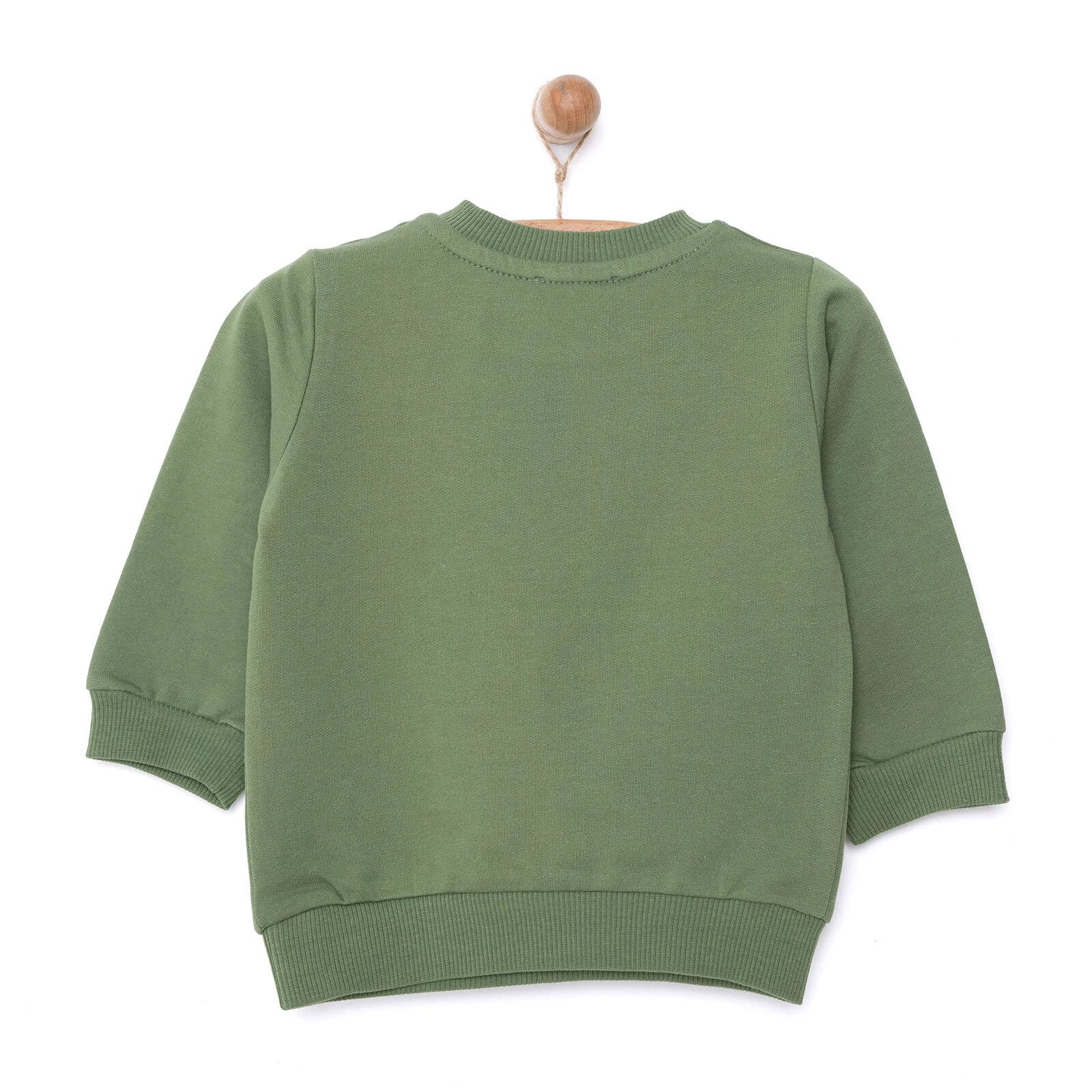 HelloBaby Basic Sweatshirt - Dark Green - Image 2