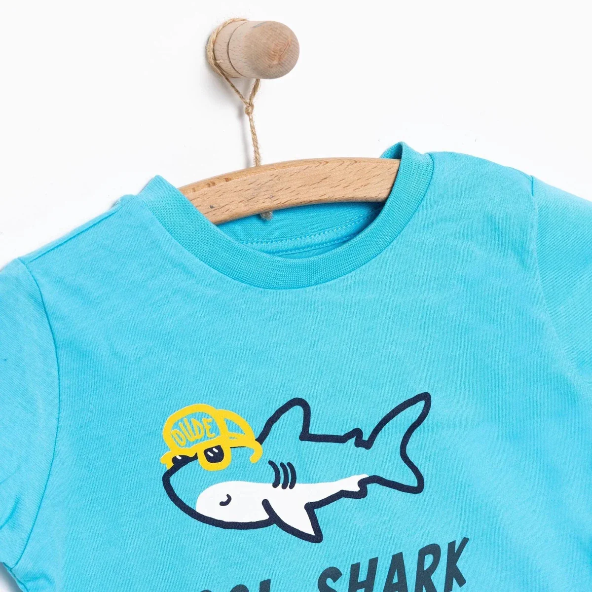 HelloBaby Basic Tshirt - Turquois - Image 3