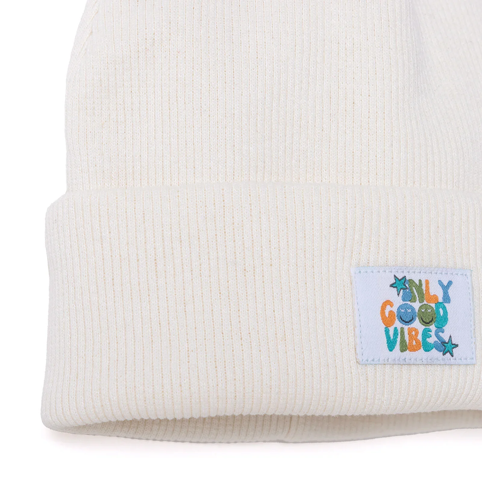 HelloBaby Beanie - Ecru - Image 3