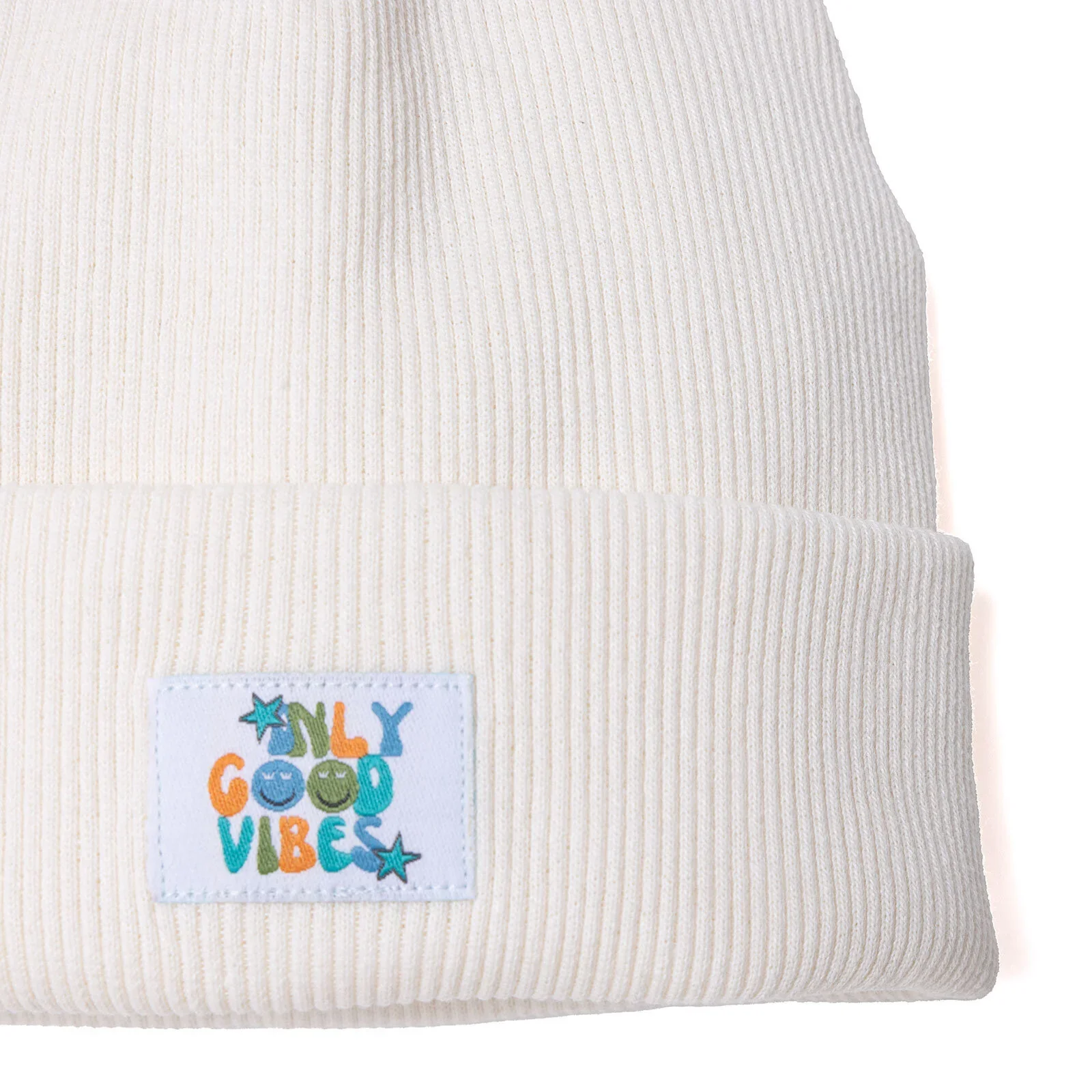 HelloBaby Beanie - Ecru - Image 4