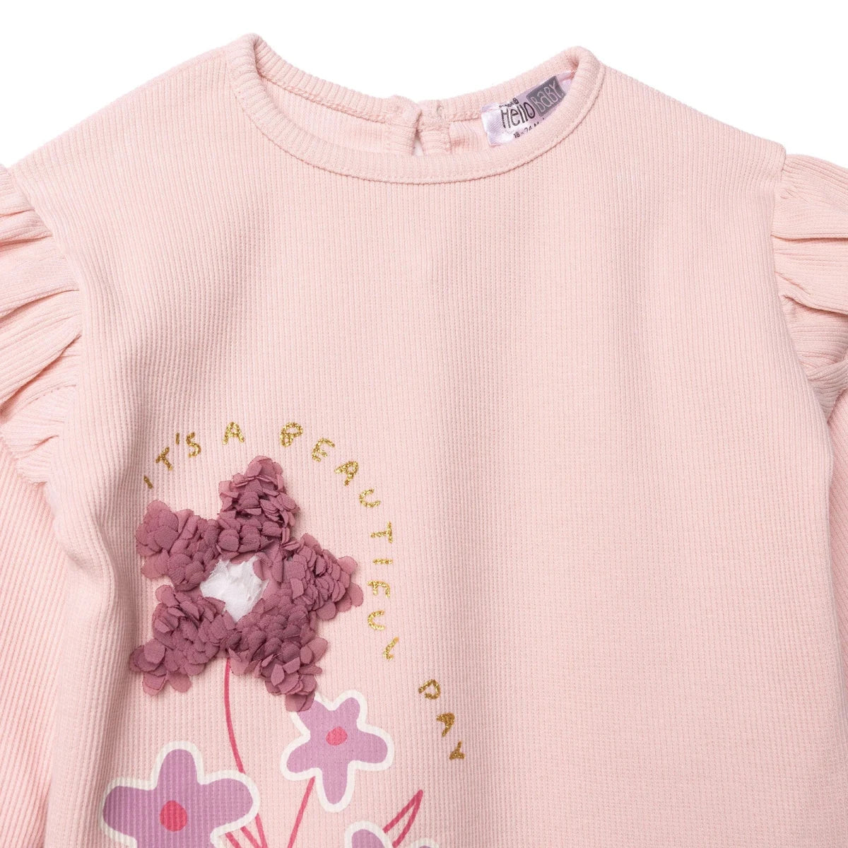 HelloBaby Blouse Leggings - Pink - Image 3