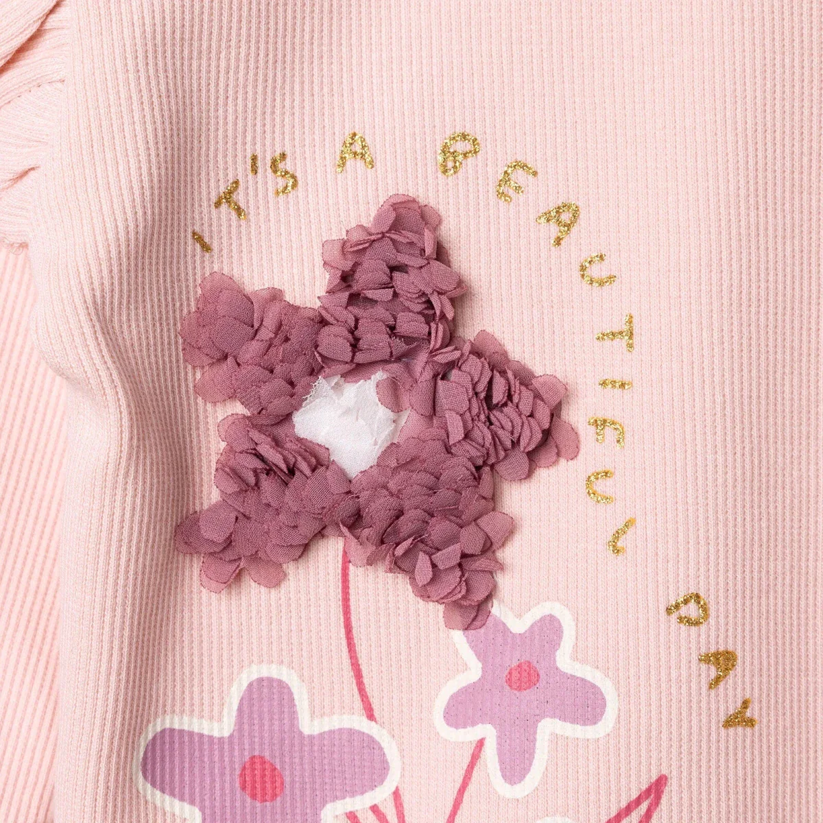 HelloBaby Blouse Leggings - Pink - Image 4
