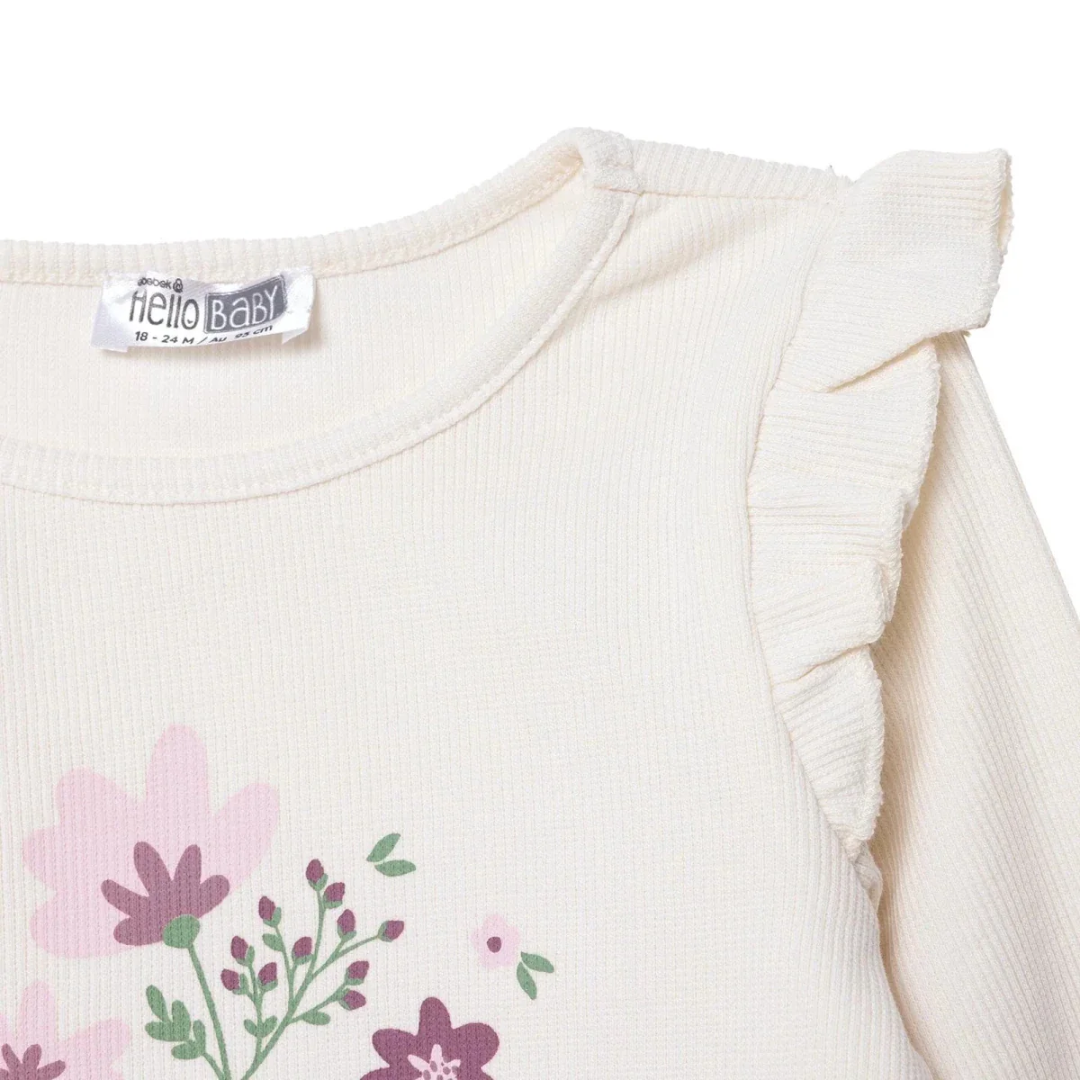 HelloBaby Blouse Leggings - Ecru - Image 3