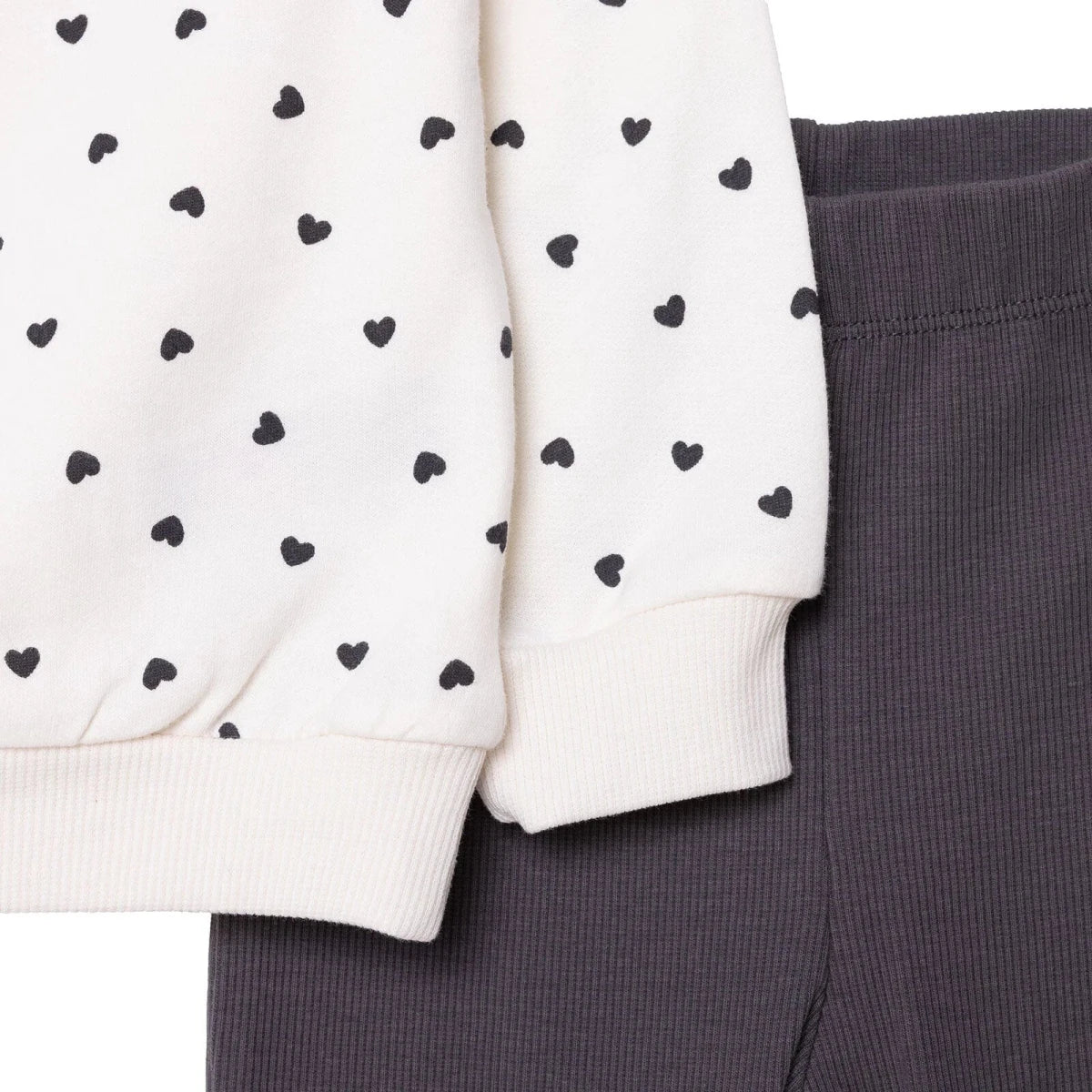 HelloBaby Blouse-Leggings - Ecru Printed - Image 5