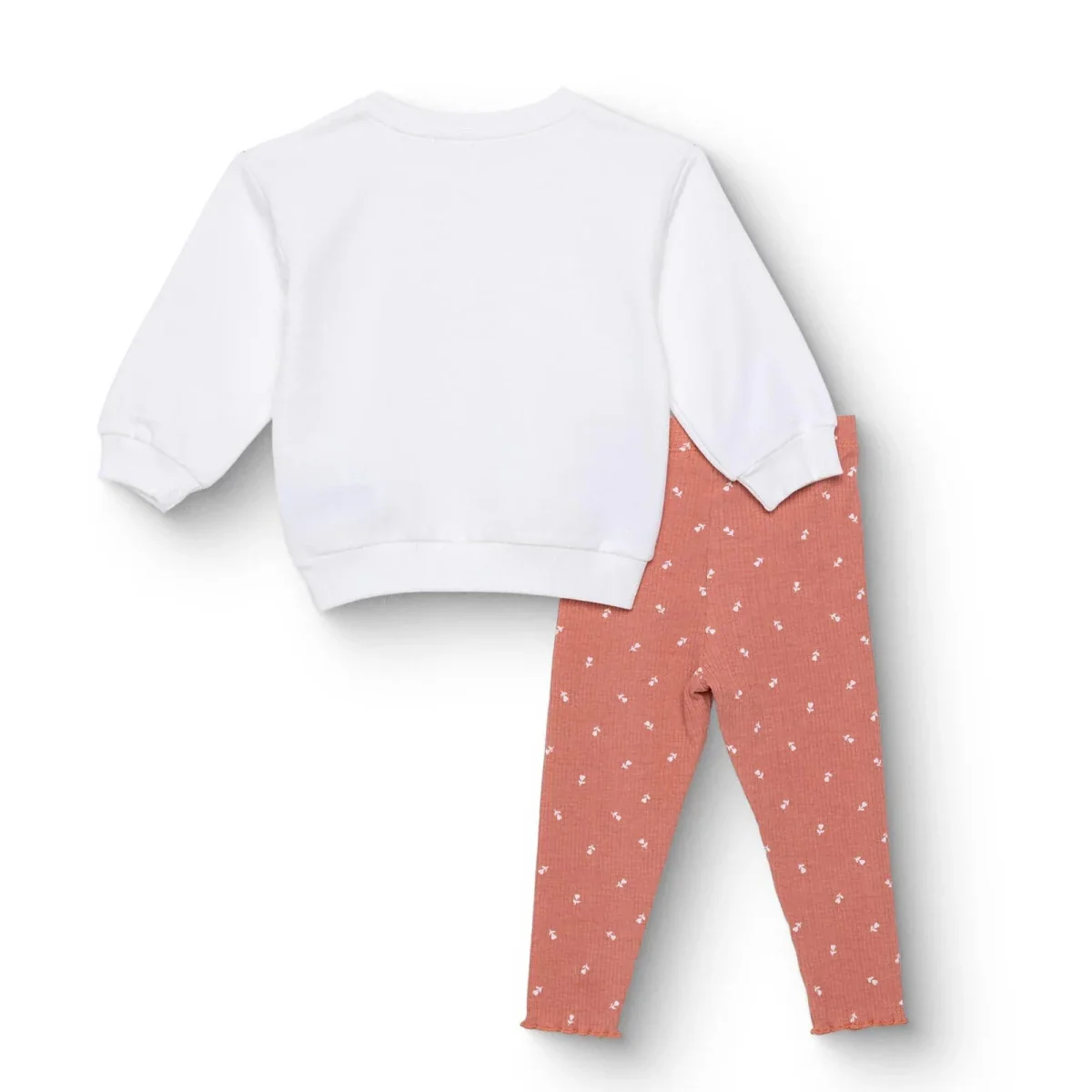 HelloBaby Blouse-Leggings - Ecru - Image 3