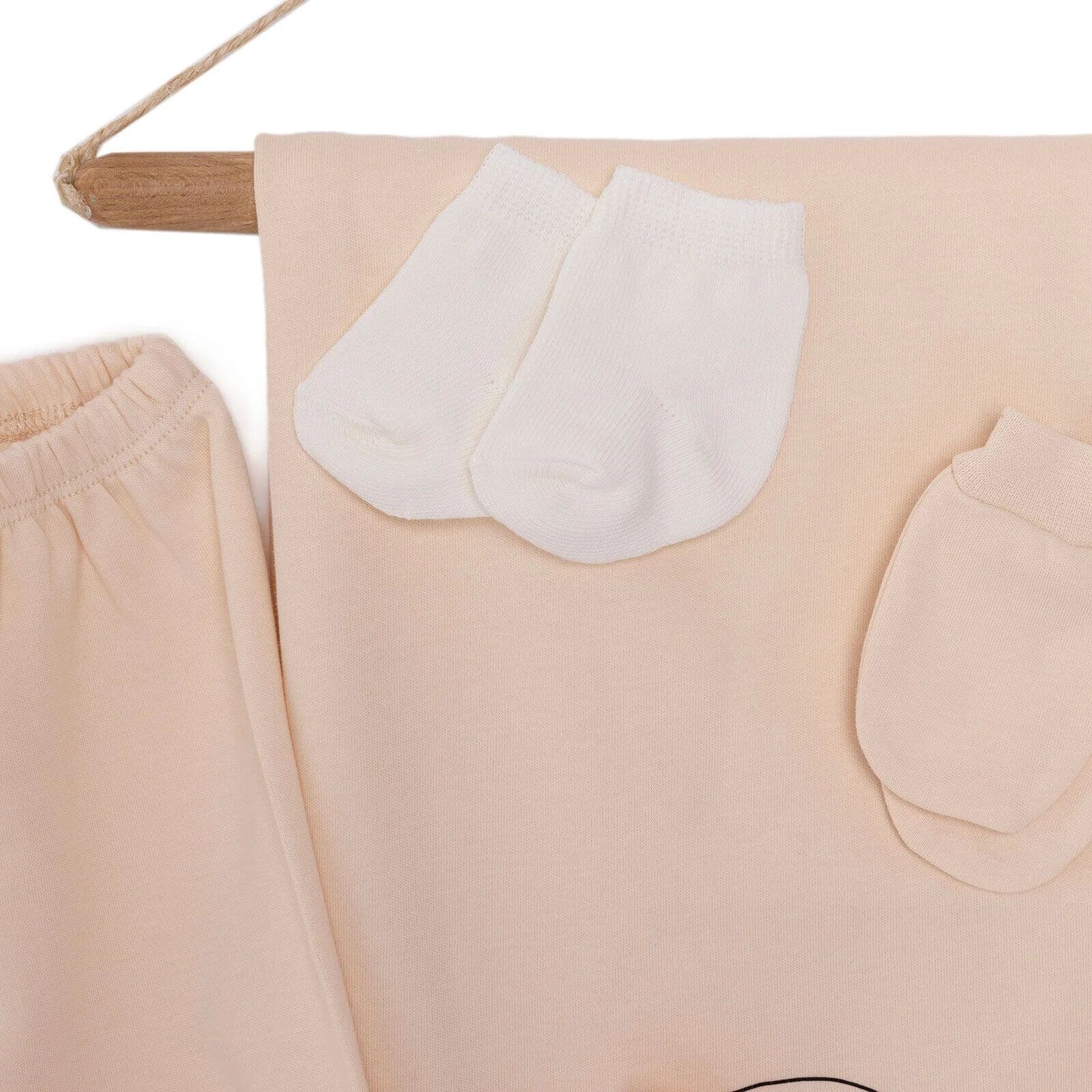 HelloBaby Boy Newborn Set 10 pcs - Ecru - Image 6
