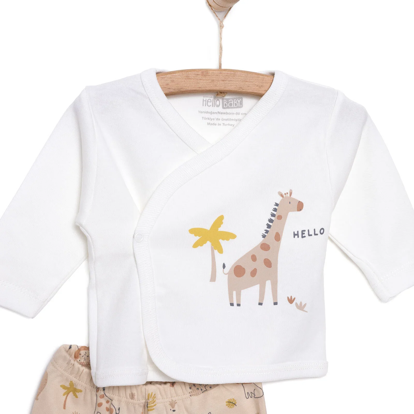 HelloBaby Boy 10 piece Newborn Set - Ecru - Image 3