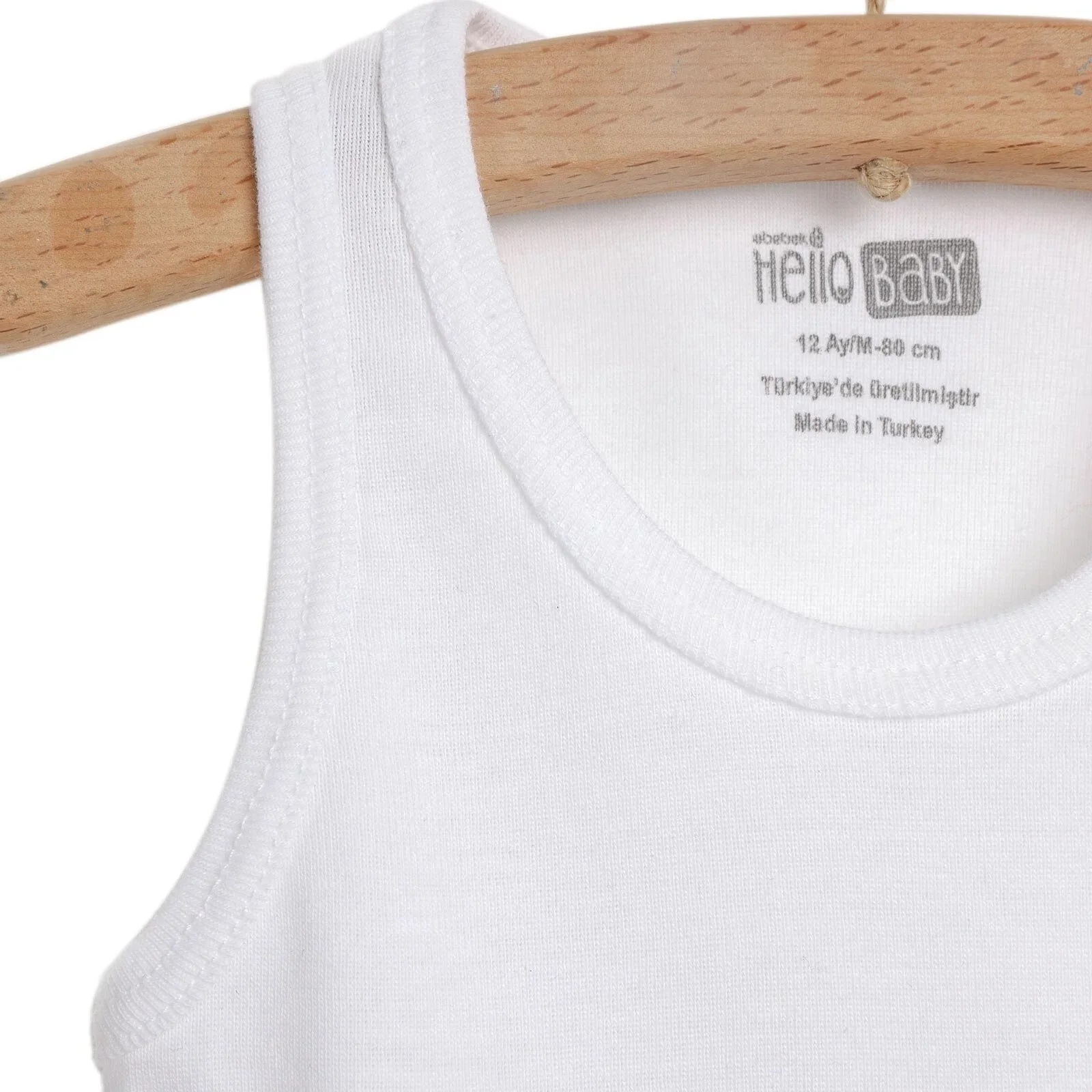 HelloBaby Boy 2-Pack Tanks - White - Image 4