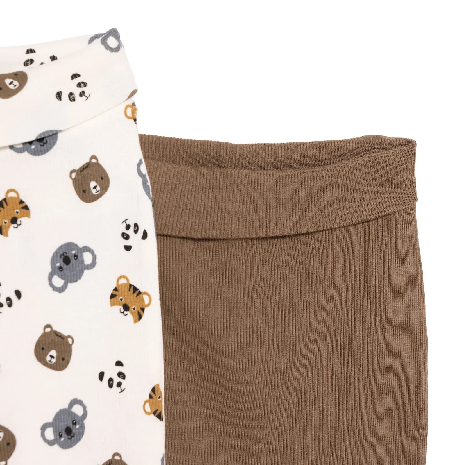 HelloBaby Boy 2 Piece Footles Bottom - Light Brown - Image 3