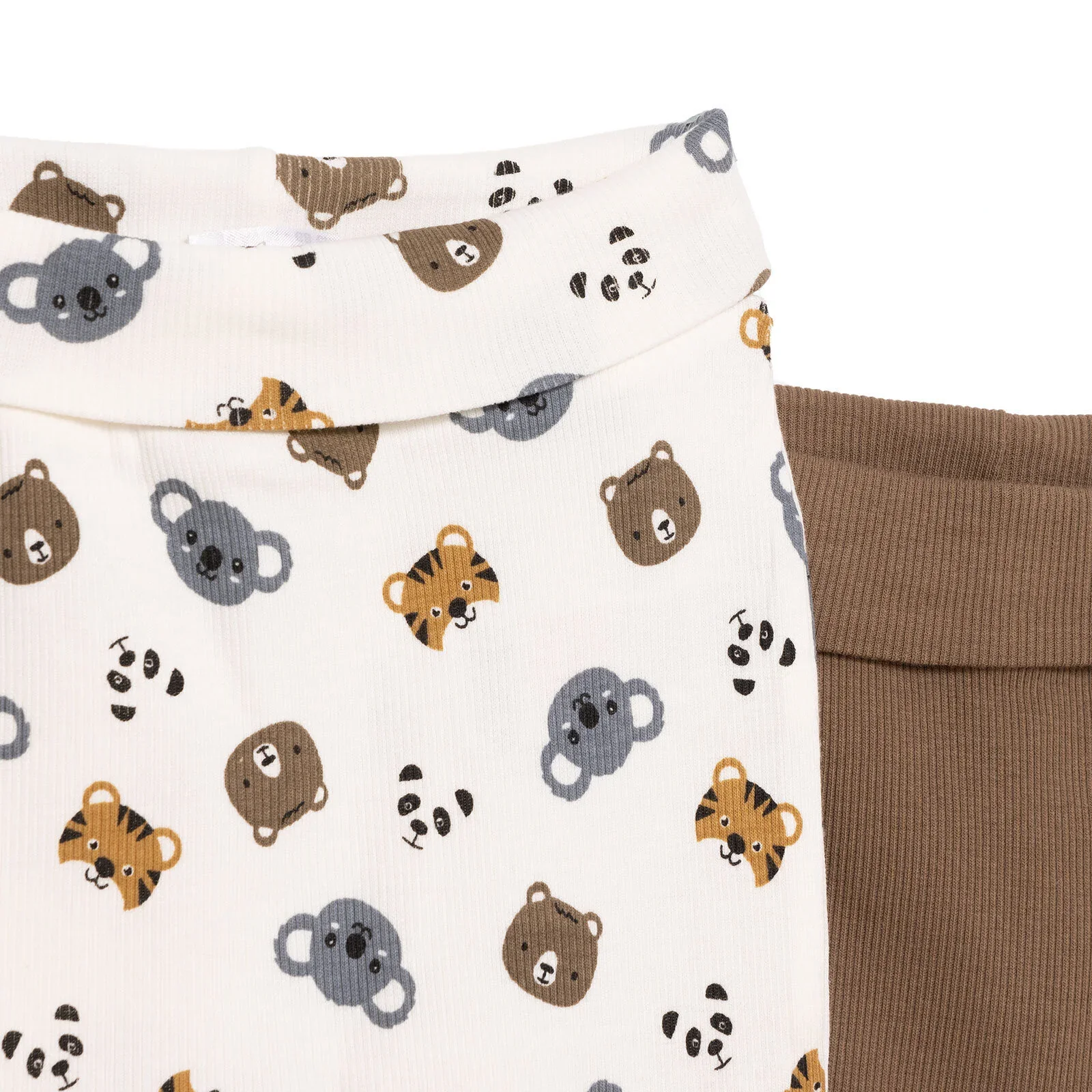 HelloBaby Boy 2 Piece Footles Bottom - Light Brown - Image 4
