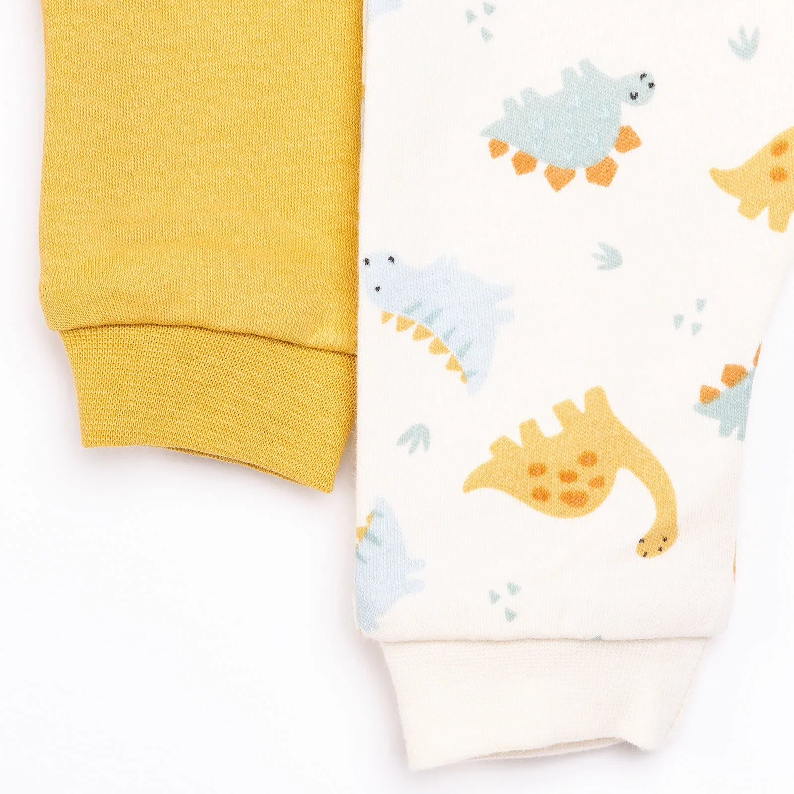 HelloBaby Boy 2 Piece Footles Bottom - Mustard - Image 4