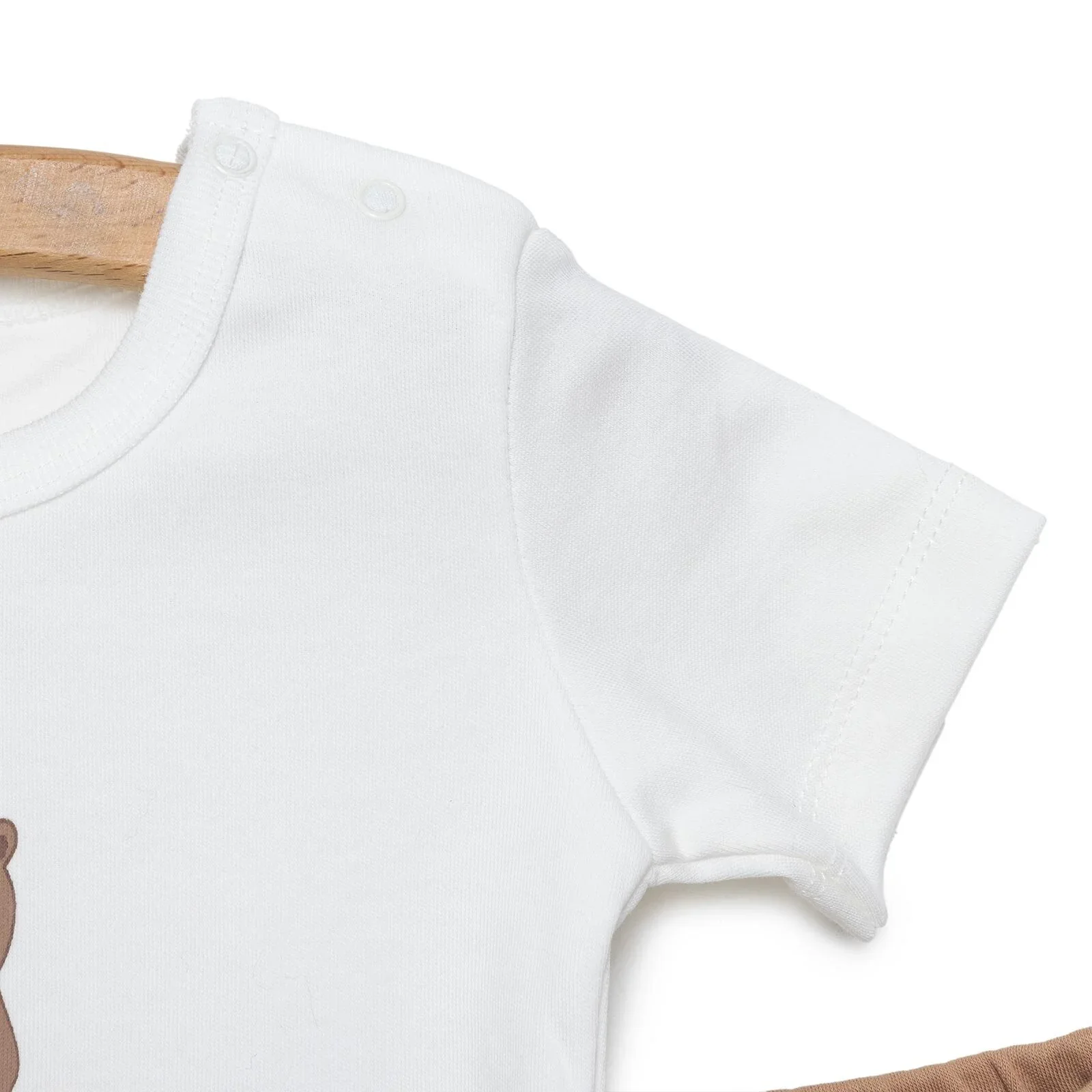 HelloBaby Boy Newborn Set 4 pcs - Ecru - Image 6