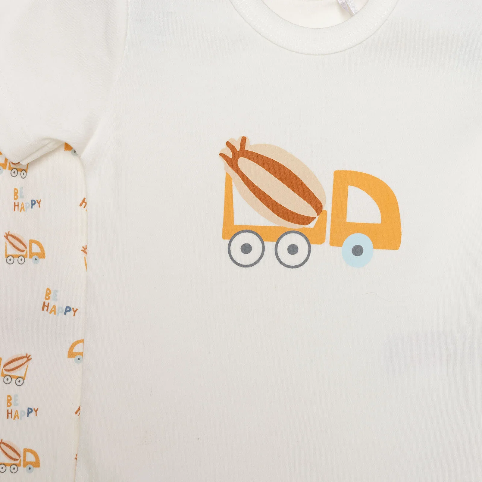 HelloBaby Boy Newborn Set 4 pcs - Dark Orange - Image 5