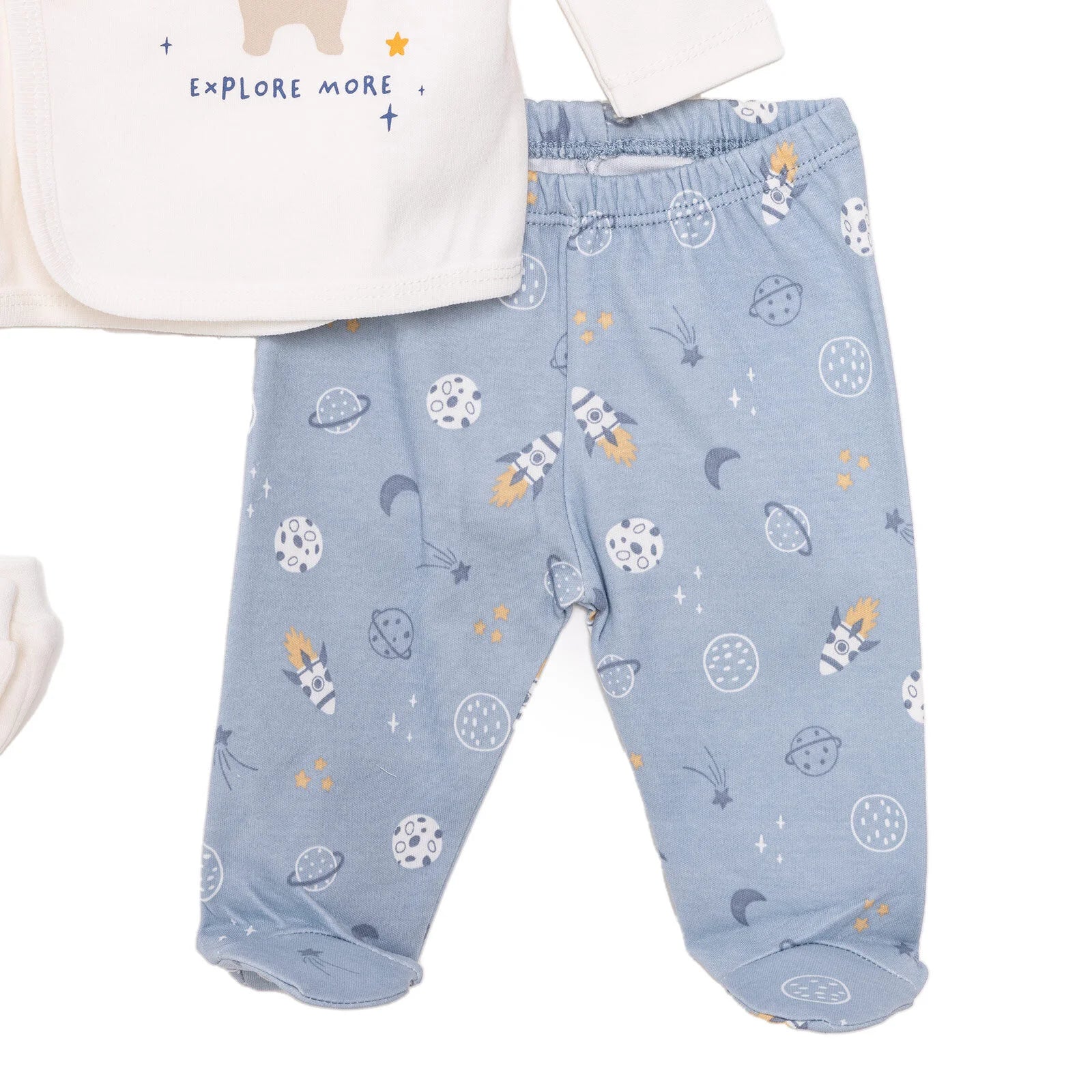 HelloBaby Boy 5 Piece Newborn Gift Set - Blue - Image 7