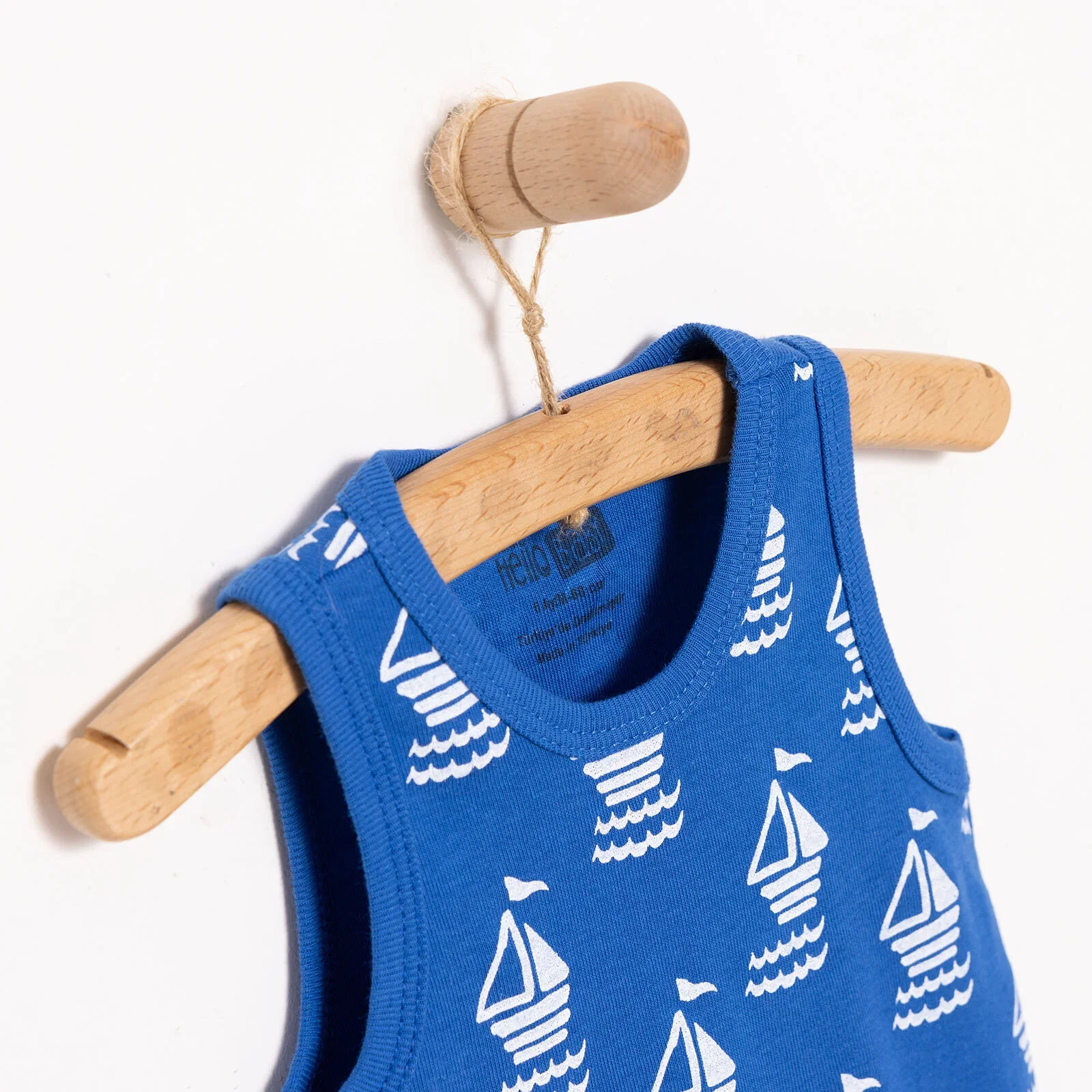 HelloBaby Boy Athlete Bodysuit - Navy Blue - Image 3