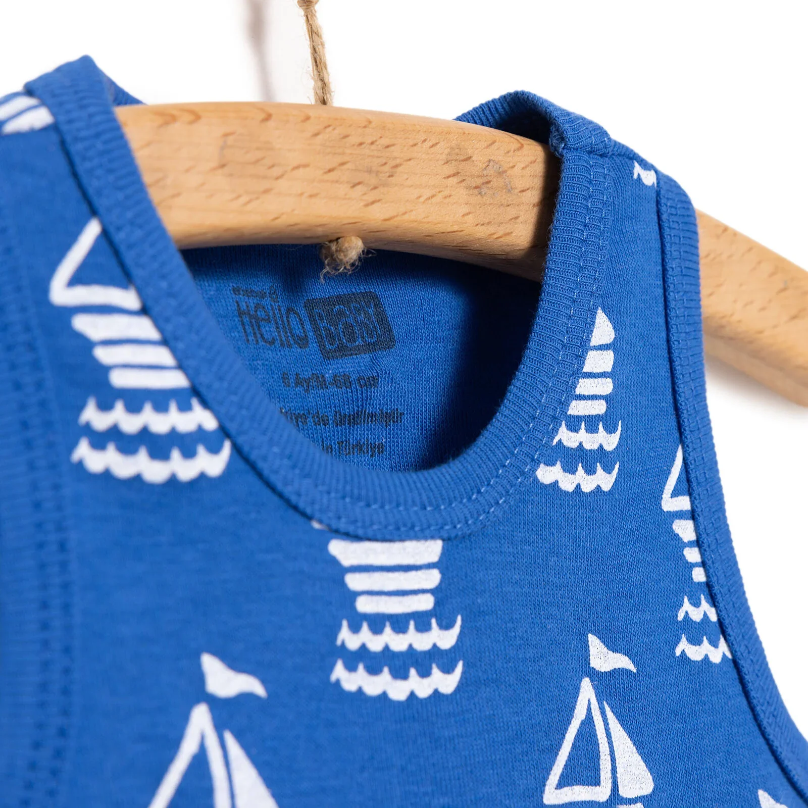 HelloBaby Boy Athlete Bodysuit - Navy Blue - Image 6